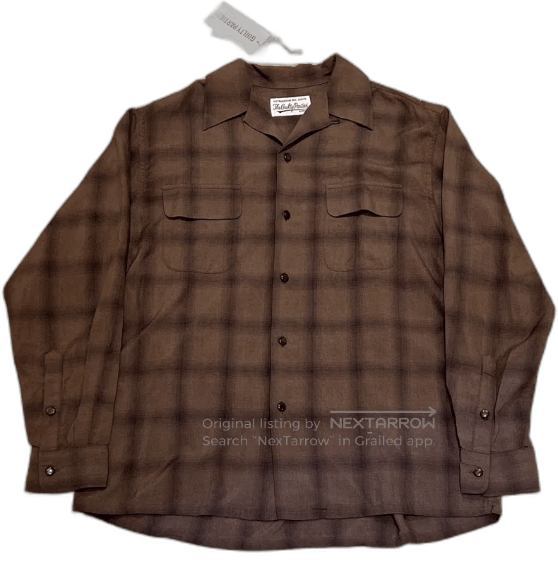 Wacko Maria WACKO MARIA Check Open Collar Shirt Size US M / EU 48-50 / 2 - 1 Thumbnail