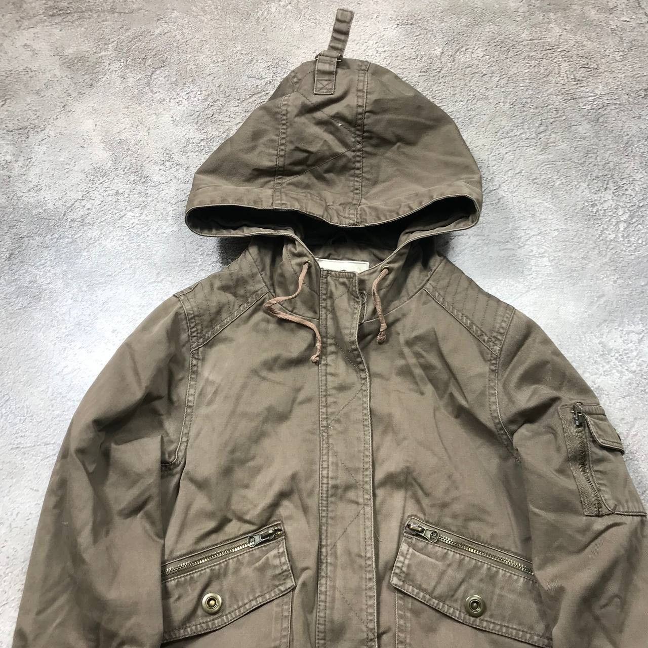 Vintage Vintage Y2K Khaki Bomber Jacket Streetwear Gorpcore Slim M Size M / US 6-8 / IT 42-44 - 3 Thumbnail