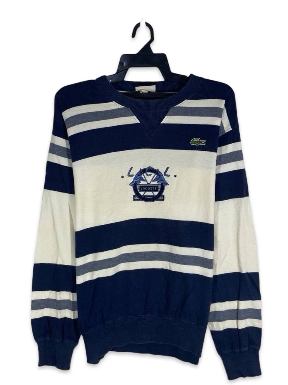 Lacoste Vintage Lacoste crocodile wild animal habitat sweatshirt XL Size US XL / EU 56 / 4 - 1 Thumbnail