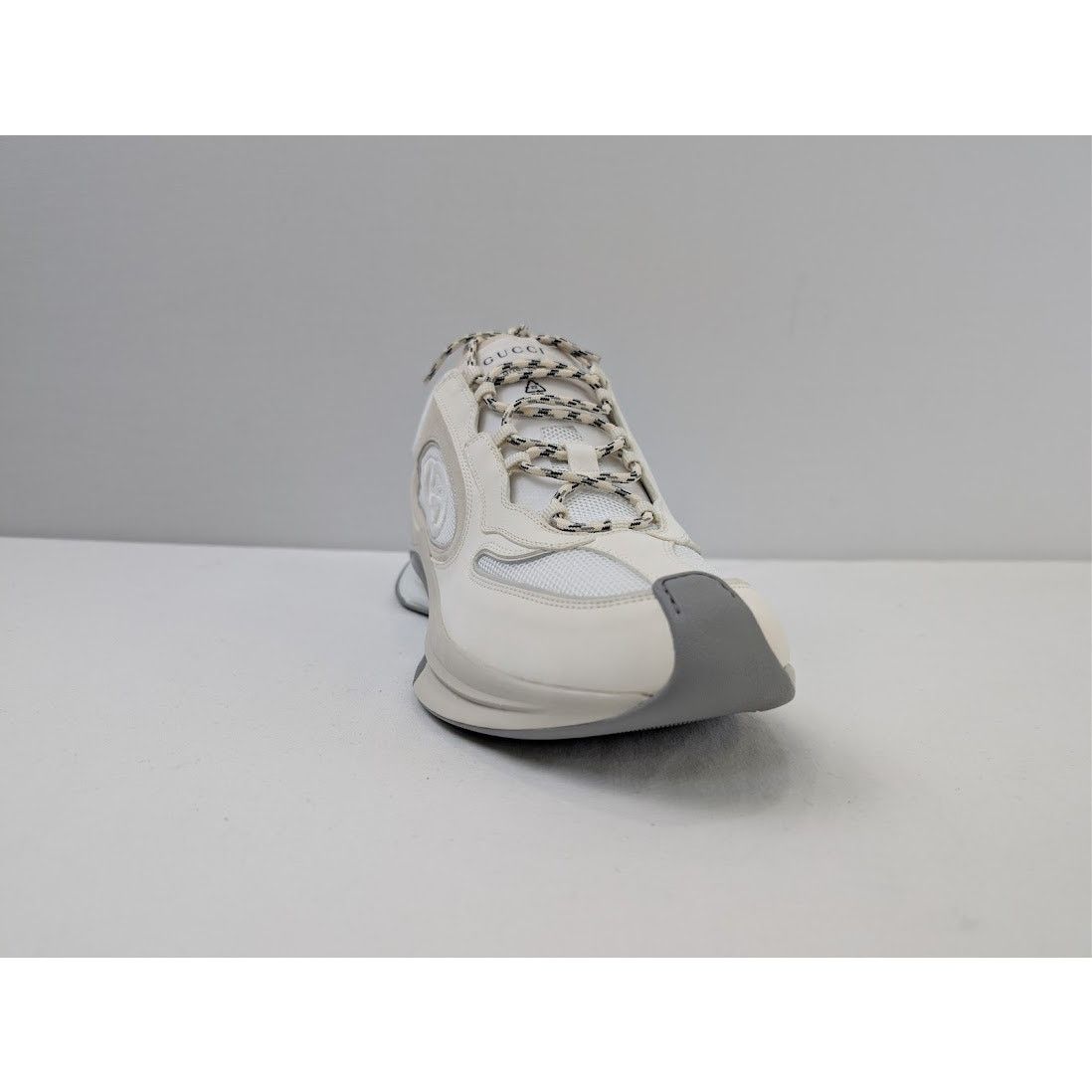 Gucci o1rshd1 Men's Run Sneaker in White Size US 12.5 / EU 45-46 - 2 Thumbnail