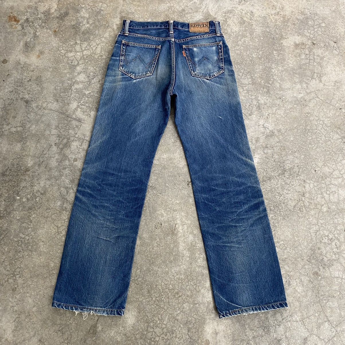Edwin Size 29x29 Vintage Edwin Faded Honeycomb Denim Jeans Size US 29 - 11 Thumbnail