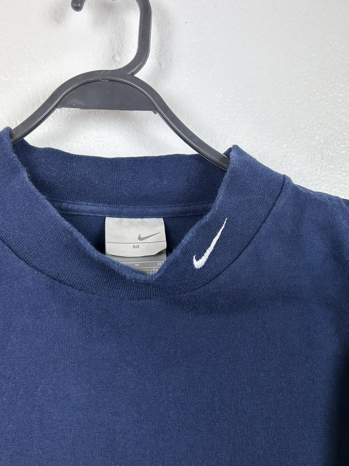 Nike 00s Vintage Nike Neck Embroidered Logo Long Sleeve Sweat Size US M / EU 48-50 / 2 - 2 Thumbnail