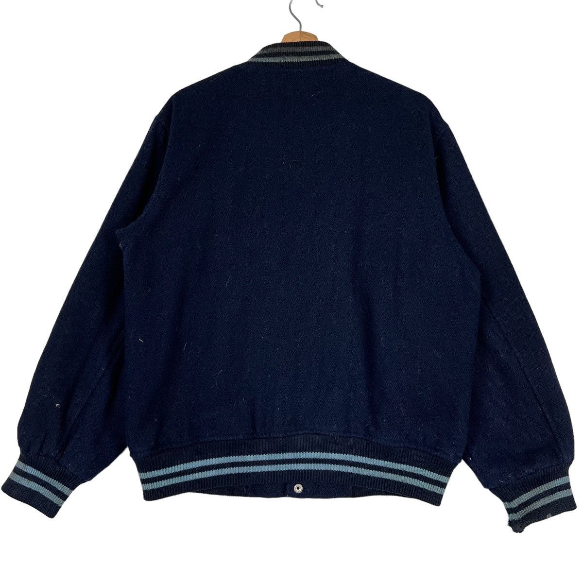 Japanese Brand 🔥 VINTAGE GQ FORD VARSITY BOMBER JACKET Size US L / EU 52-54 / 3 - 7 Thumbnail