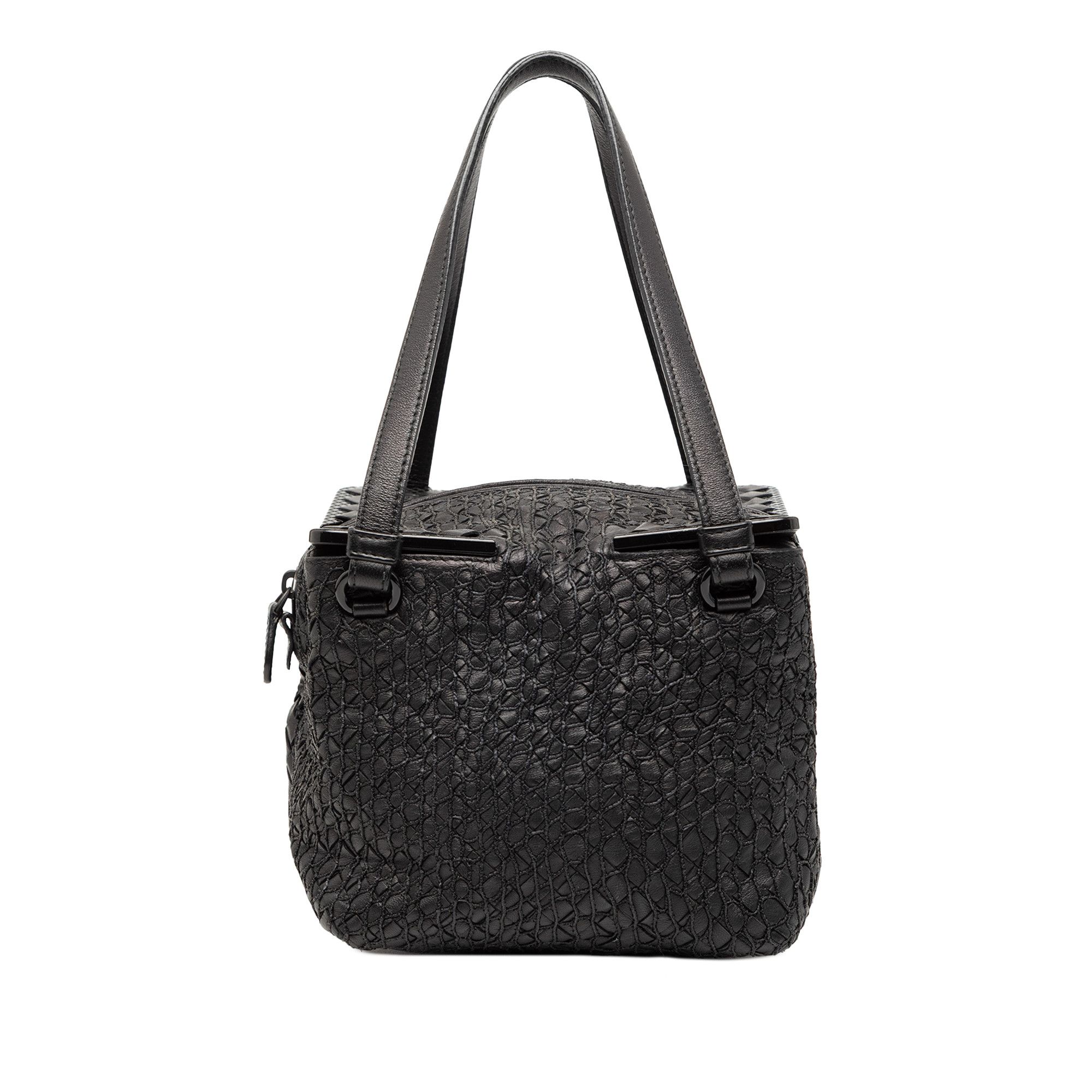 Bottega Veneta Nappa Intrecciato Square Handbag