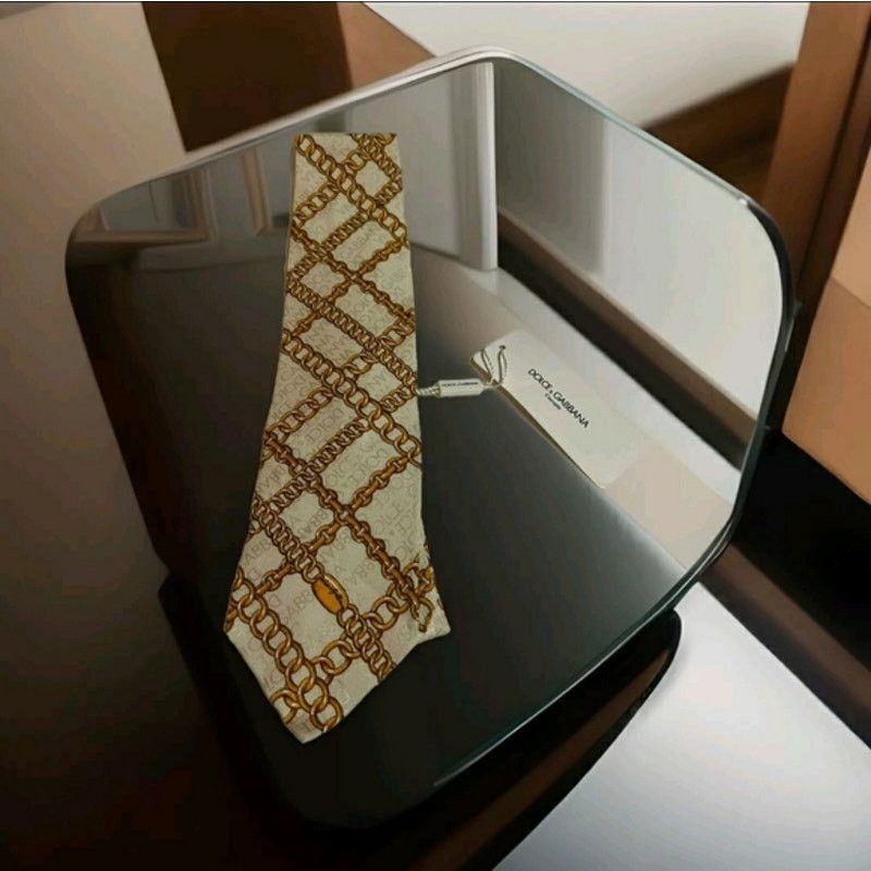 Dolce & Gabbana DOLCE GABBANA CRAVATTE Made in Italy Mens Tie Size ONE SIZE - 1 Thumbnail