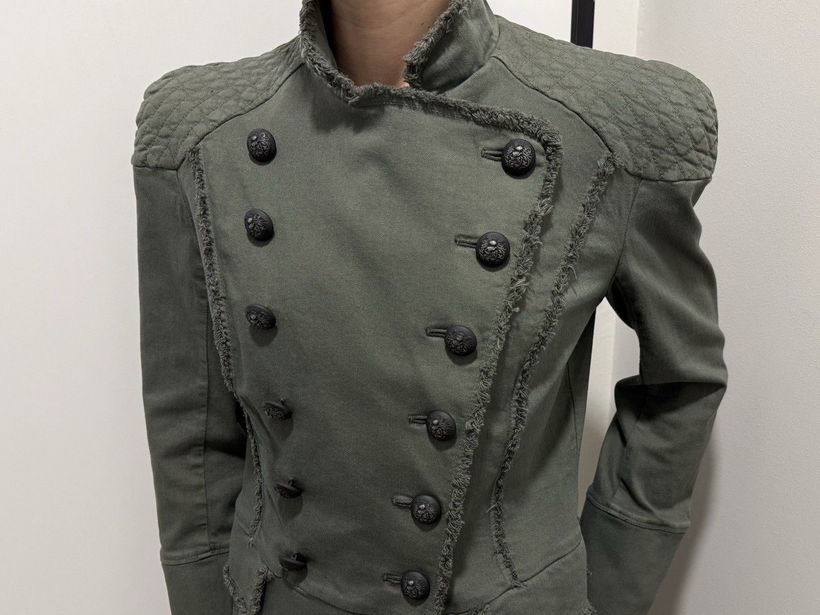 Pierre Balmain Pierre Balmain Double Breasted Military Napoleon Blazer Size XS / US 0-2 / IT 36-38 - 3 Thumbnail