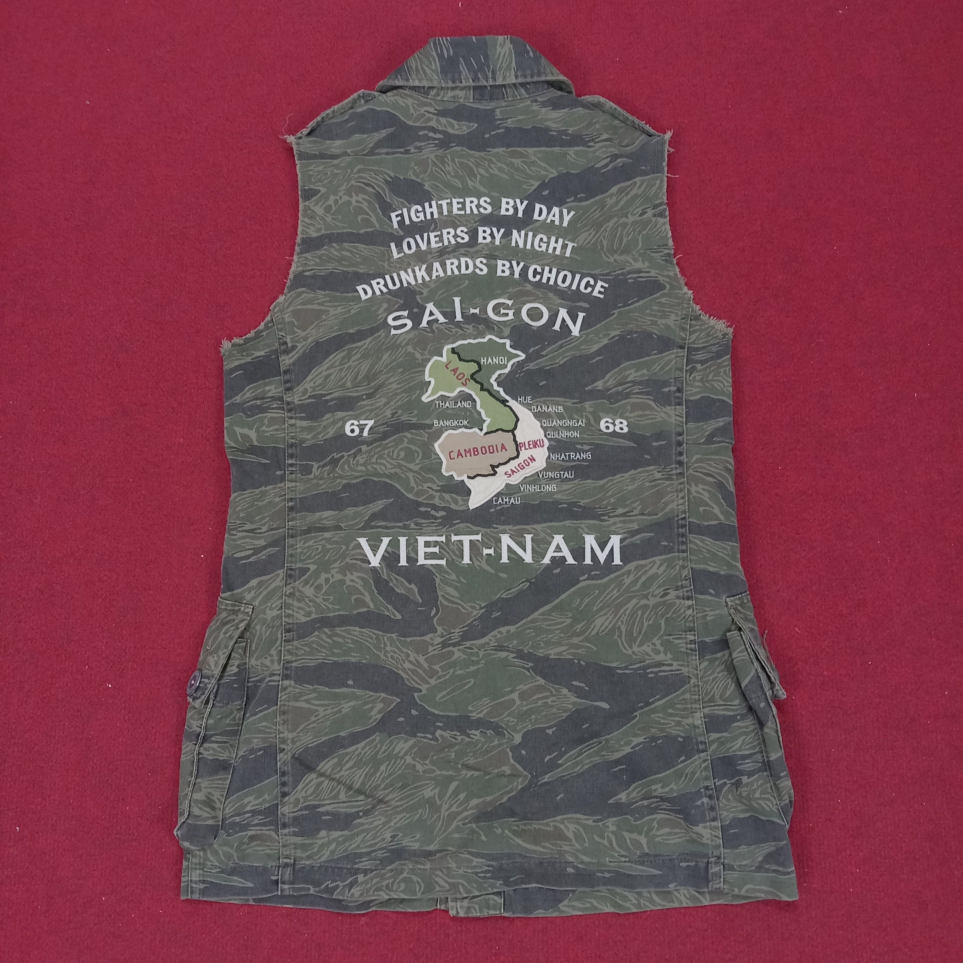 Hysteric Glamour × Japanese Brand × Vintage Hysteric Glamour Japanese Brand Army Vest Style Size US M / EU 48-50 / 2 - 4 Thumbnail