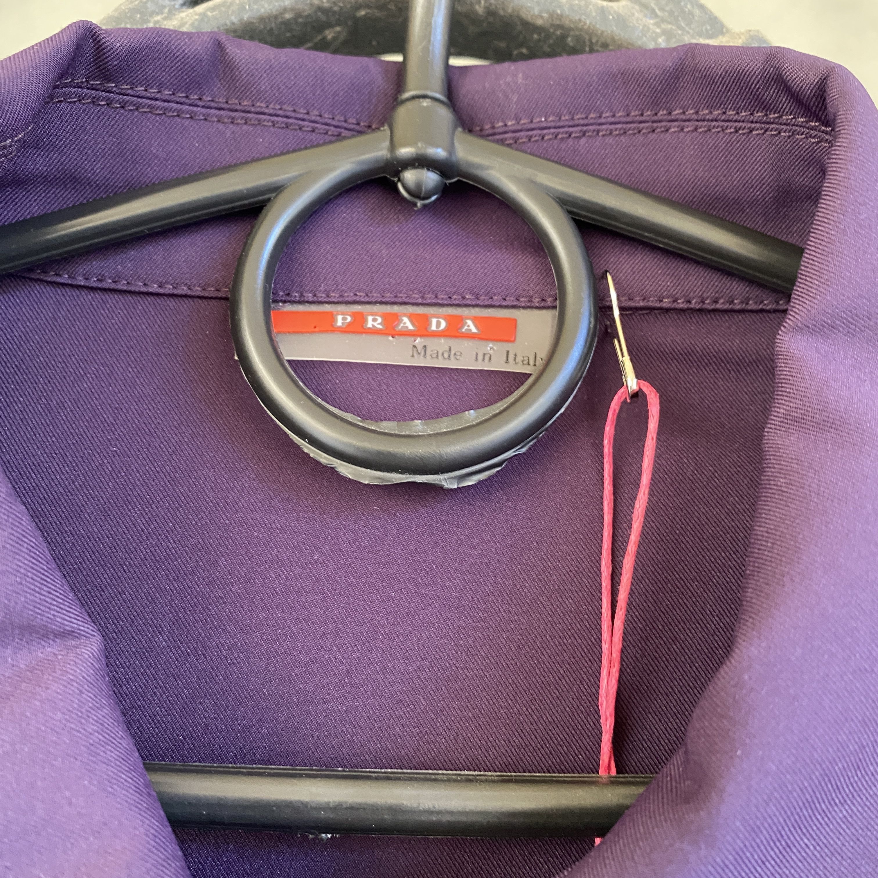 Prada Prada 2008 purple nylon zip-up blazer - XL Size XL / US 12-14 / IT 48-50 - 5 Thumbnail
