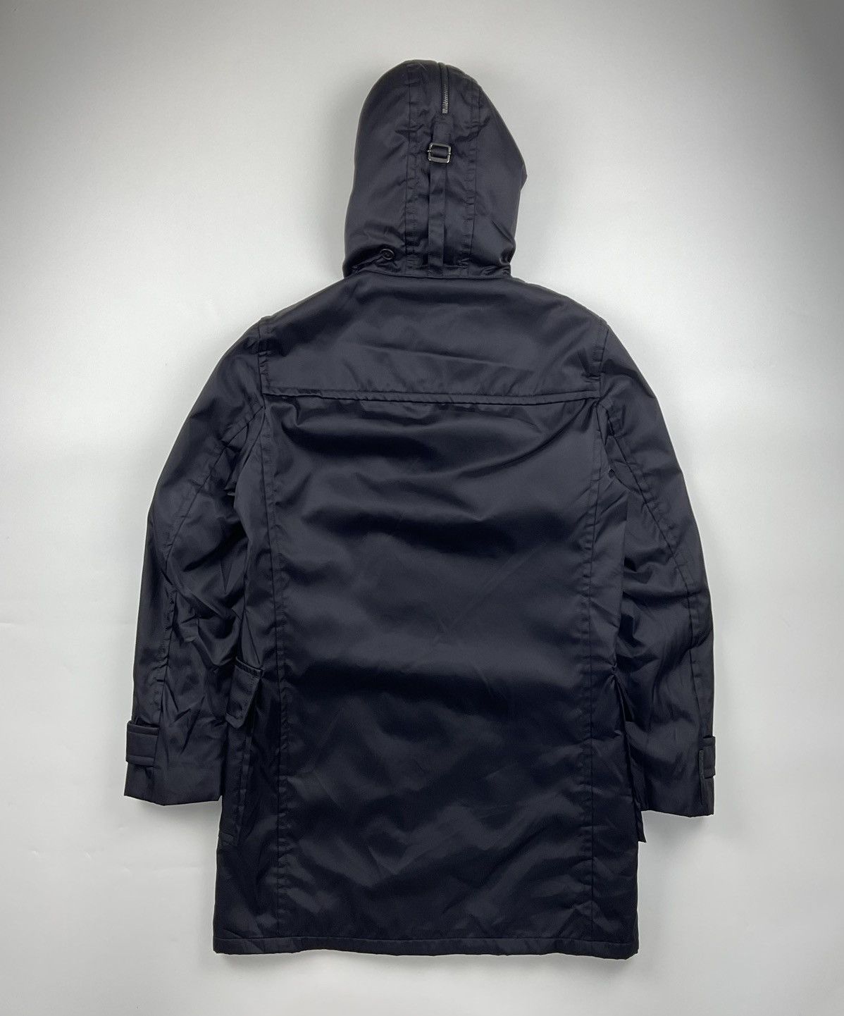 Prada Prada BLack Tab Fur Hood Utility Jacket Size US M / EU 48-50 / 2 - 2 Thumbnail