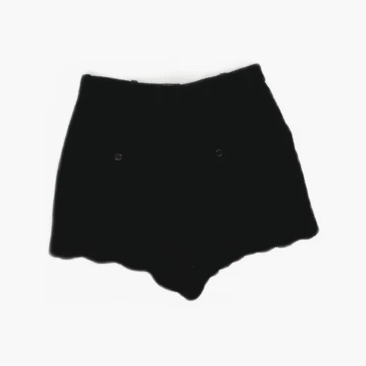 Saint Laurent Paris Saint Laurent Black Mini Tweed Shorts for Women -2507 Size 37" - 1 Thumbnail