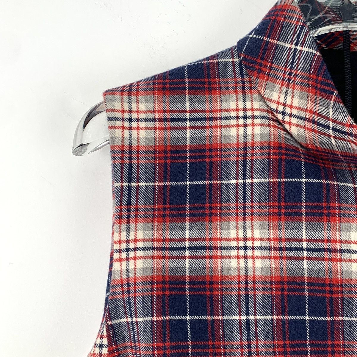 Celine Celine Colorblocked Checkered Cotton Sleeveless Vest Size S / US 4 / IT 40 - 3 Thumbnail