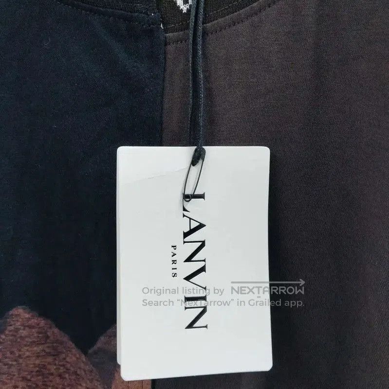 Lanvin Lanvin Black Graphic Short Sleeve T-Shirt . Size US S / EU 44-46 / 1 - 5 Thumbnail