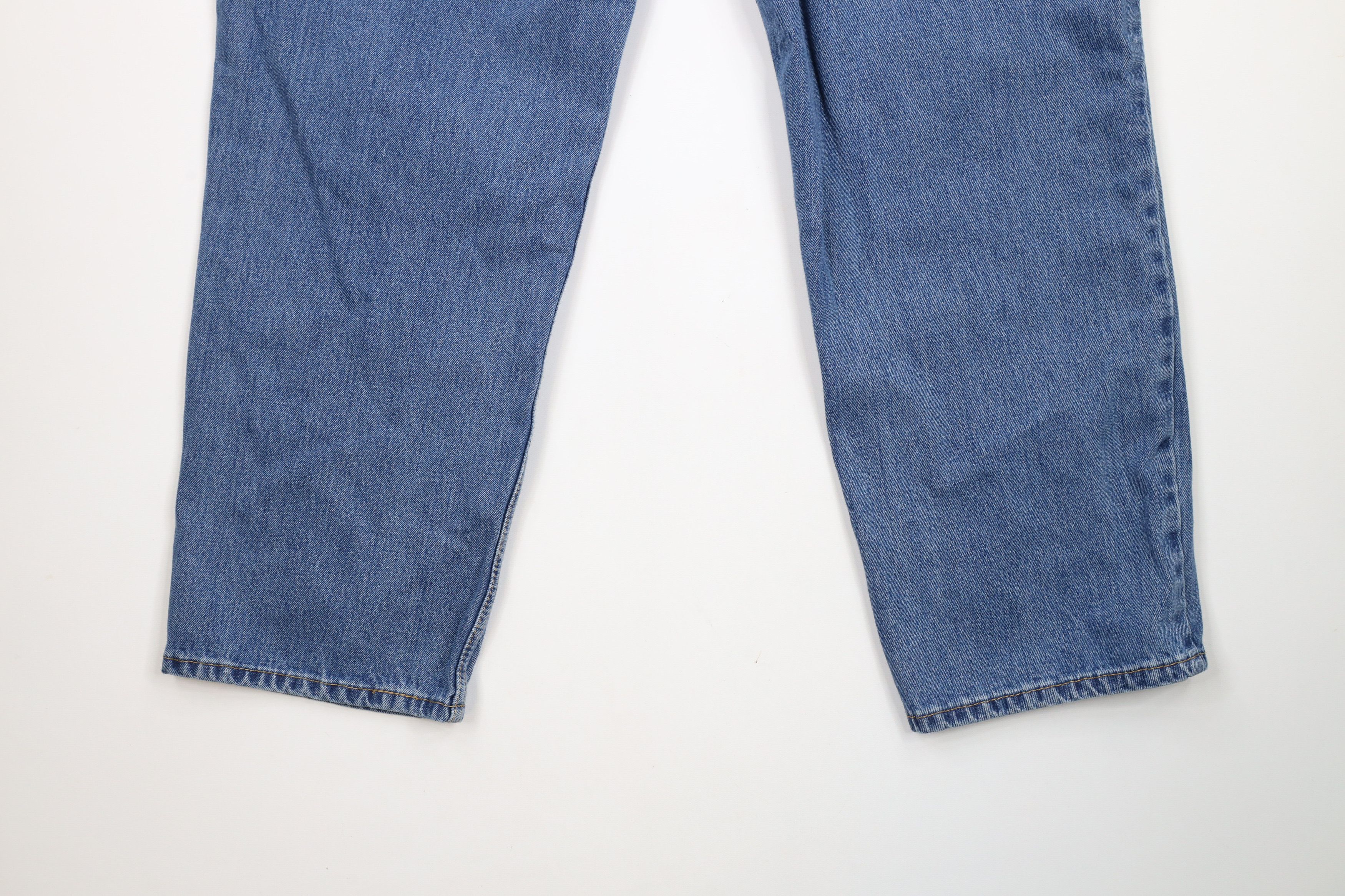 Levi's × Vintage Vintage Y2K Levis 550 Relaxed Tapered Leg Denim Jeans Blue Size US 40 / EU 56 - 13 Thumbnail