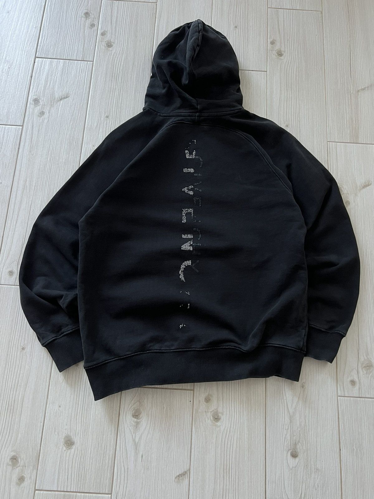 Givenchy GIVENCHY Reflective Faded Back Logo Hooded Sweatshirt Size US L / EU 52-54 / 3 - 2 Thumbnail