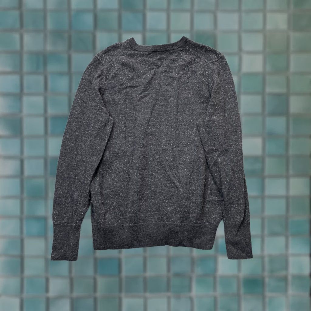 Uniqlo Uniqlo Sweater Womens XL Gray Wool Tight-Knit Ribbed Pullover Crew Neck Casual Winter Modern City Preppy Size XL / US 12-14 / IT 48-50 - 1 Thumbnail