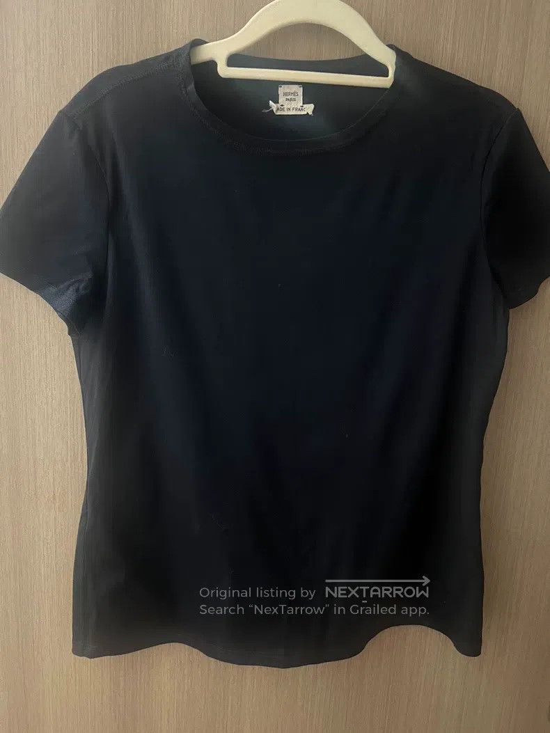 Hermes Hermes Short-sleeve T-shirt, black Size XS / US 0-2 / IT 36-38 - 1 Thumbnail