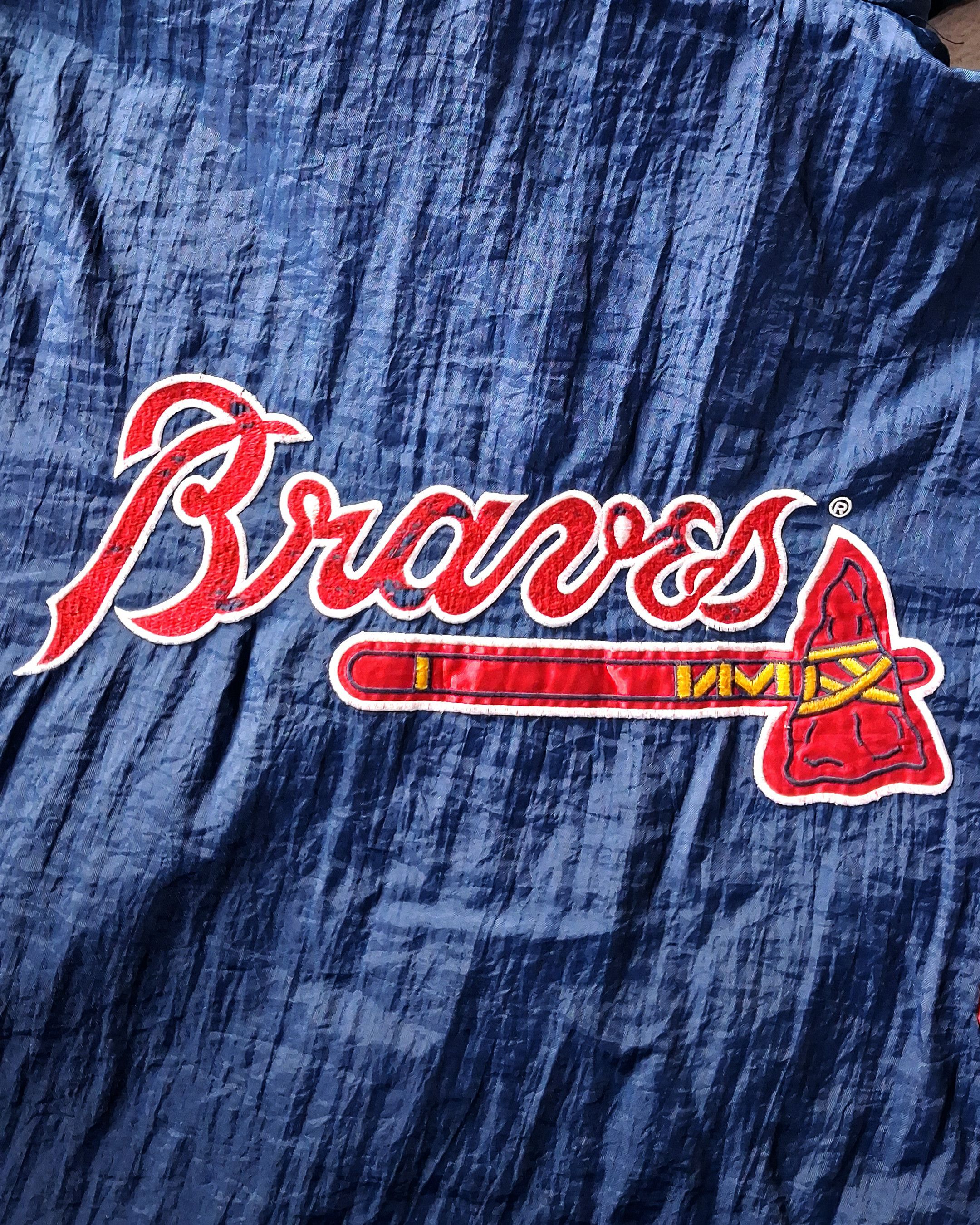 Starter STARTER ATLANTA BRAVES HOODED SHELL JACKET Size US L / EU 52-54 / 3 - 23 Thumbnail