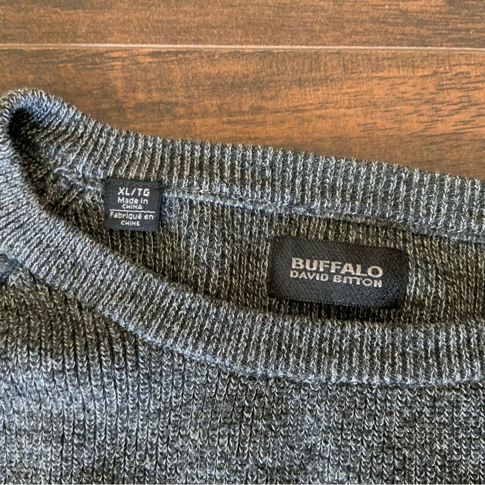 Buffalo David Bitton David Bitton Crewneck Sweater Size US XL / EU 56 / 4 - 2 Thumbnail