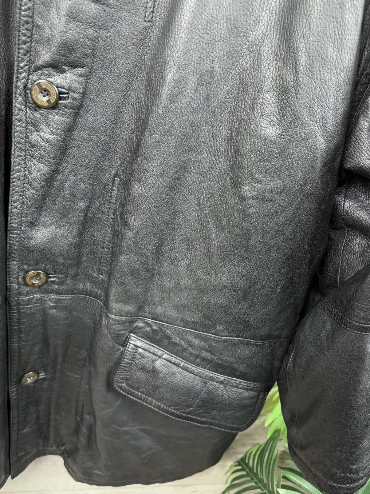 Burberry Burberry Insulated Leather Jacket With An Additional Vest Size US L / EU 52-54 / 3 - 20 Thumbnail