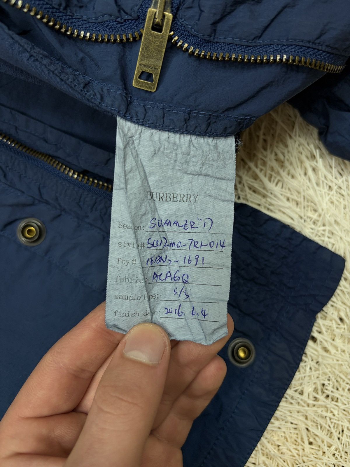 Burberry Burberry jacket Windbreaker Navy Multi-pocket men’s size 48 Size US M / EU 48-50 / 2 - 7 Thumbnail