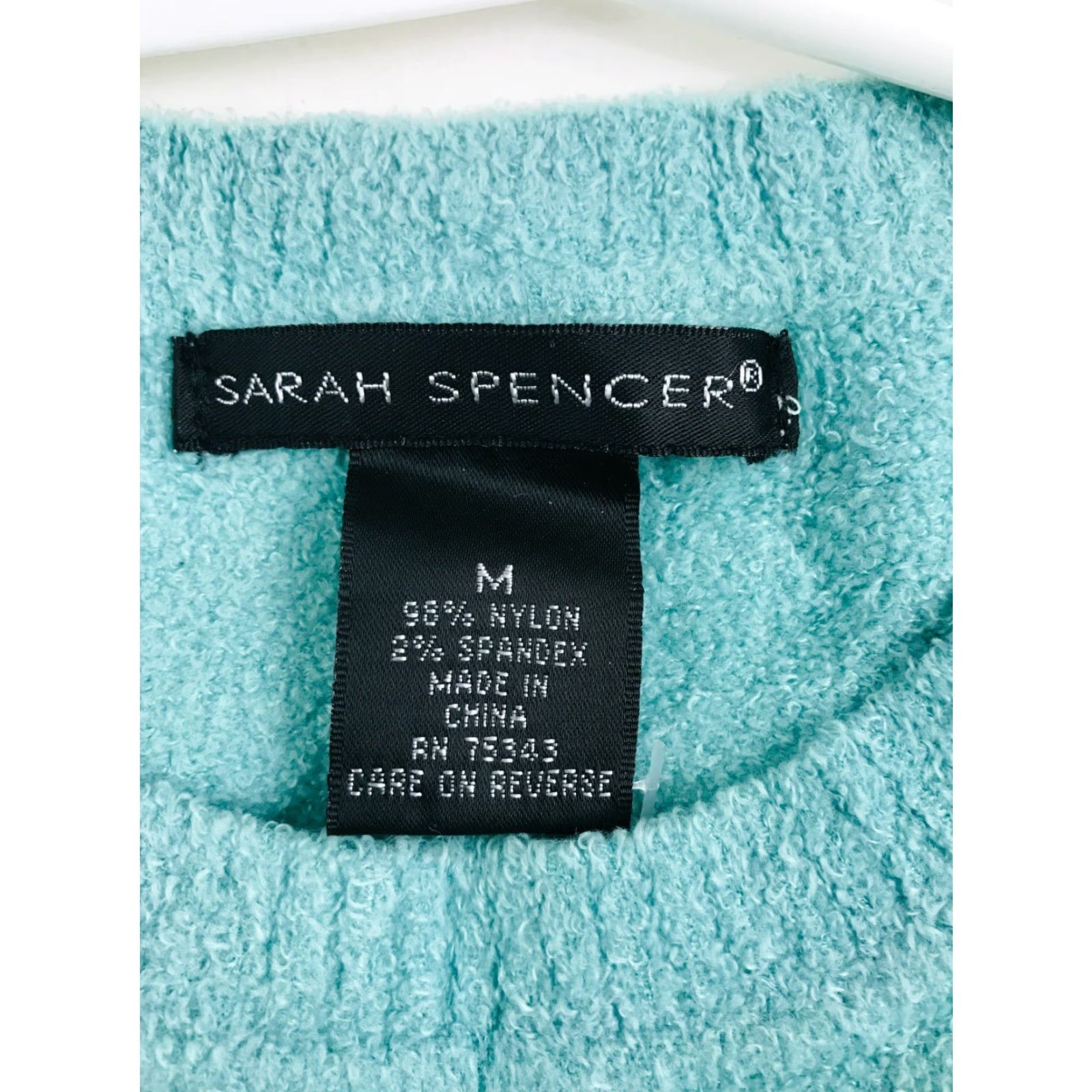 Vintage Sarah Spencer Sweater Women’s Size M Green Fleece Pullover Crew Neck NWT Size M / US 6-8 / IT 42-44 - 5 Thumbnail