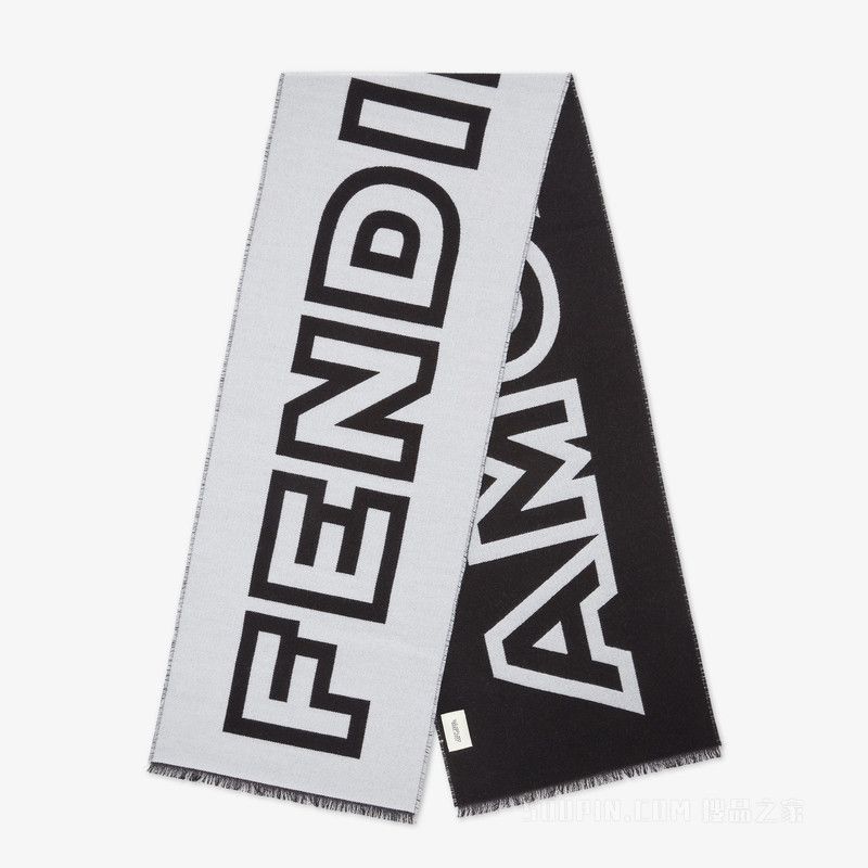Fendi o1loc1c0824 Size: OS / Scarf in Black/White Size ONE SIZE - 1 Preview