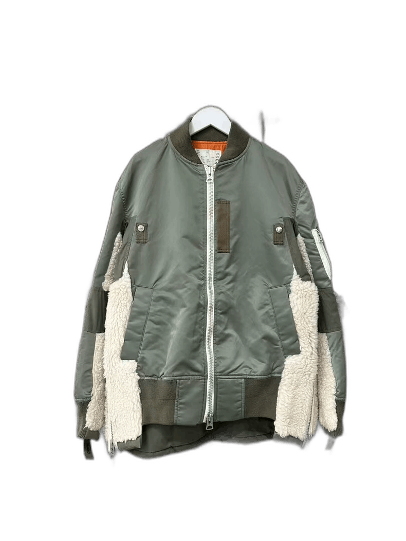 Sacai Sacai Splicing Zip Jacket Outerwear Size US M / EU 48-50 / 2 - 1 Thumbnail