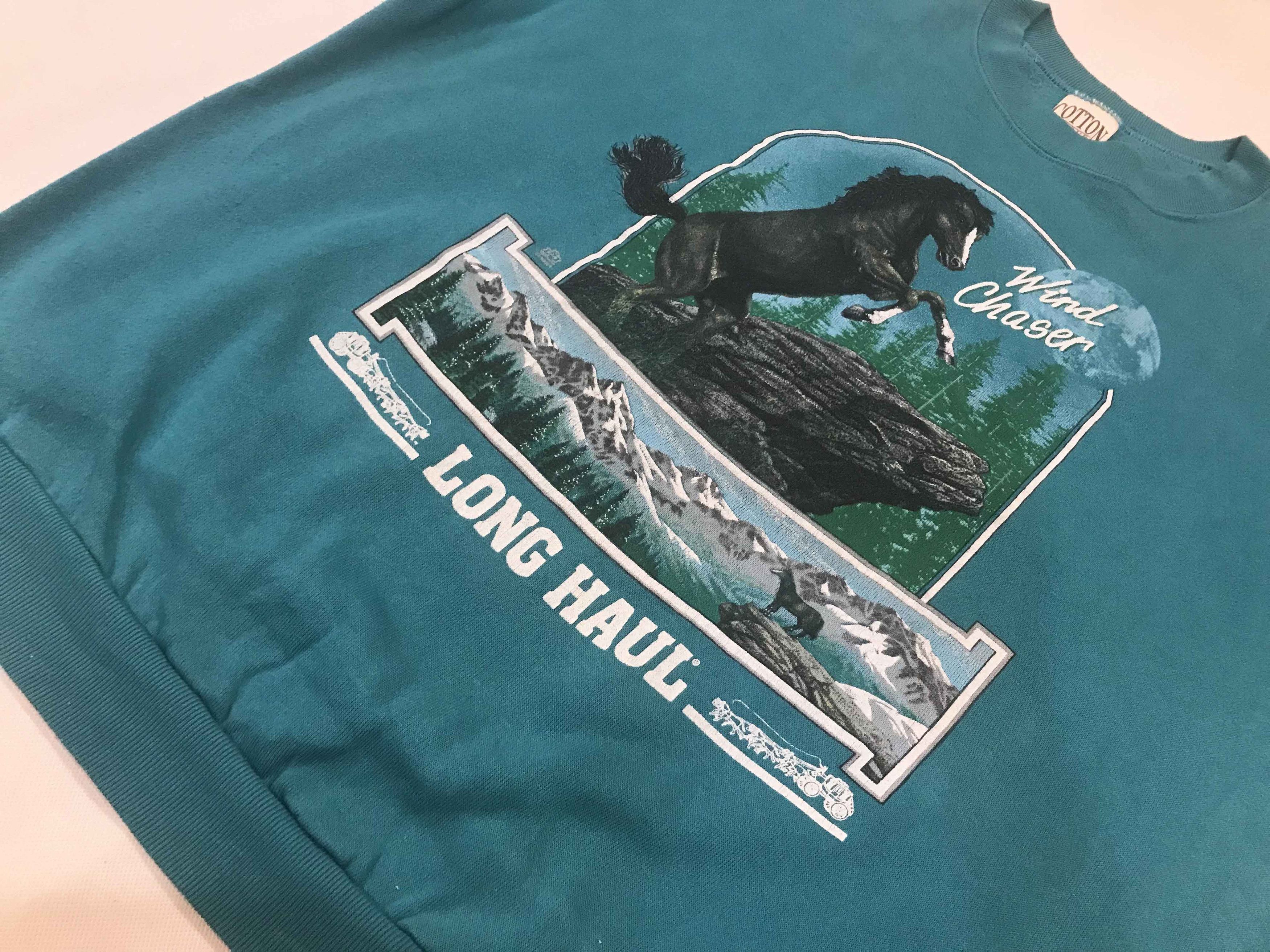 Vintage Vintage Cotton Grove Long Haul Wind Chaser Sweatshirt Size US XL / EU 56 / 4 - 5 Thumbnail