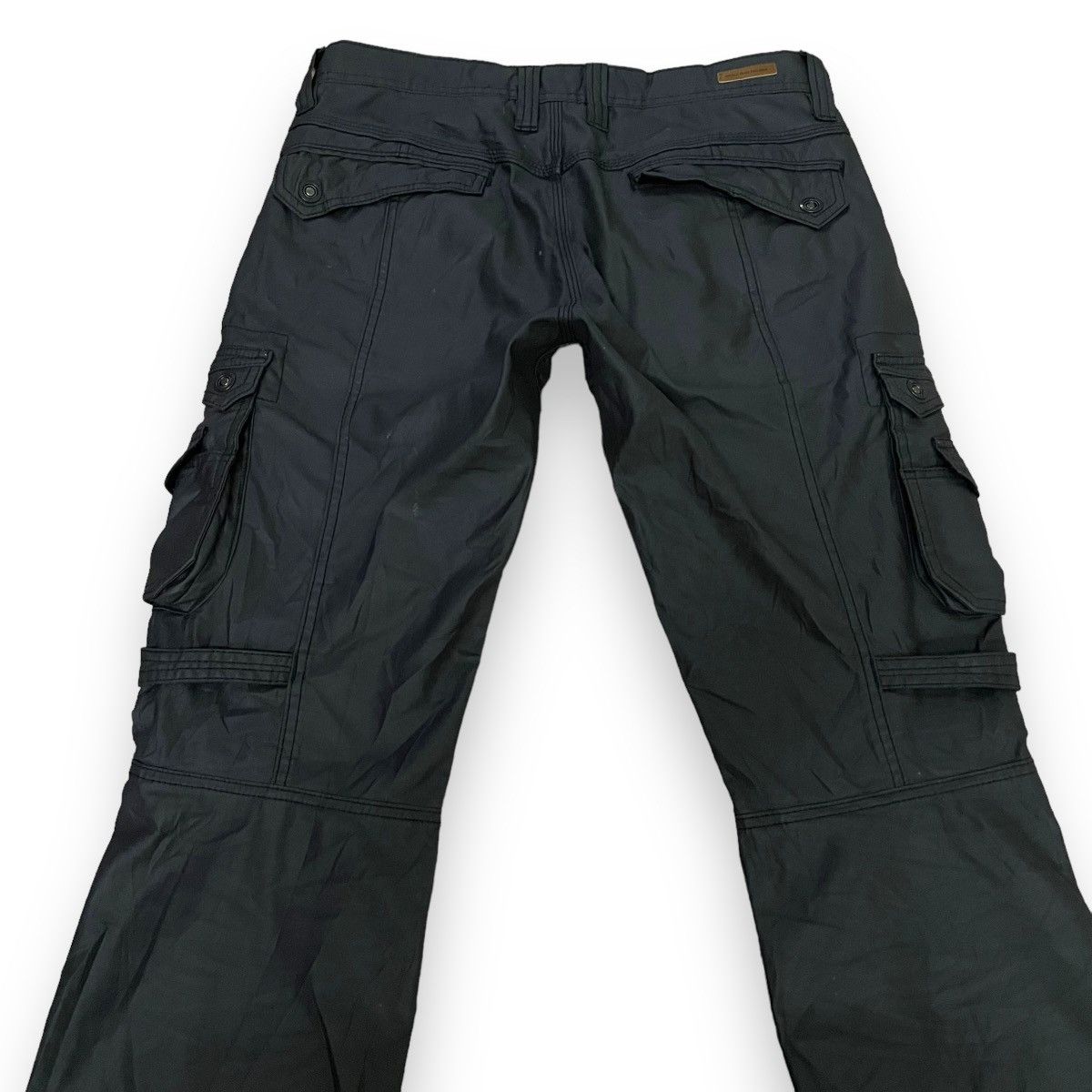 If Six Was Nine 🇯🇵 SUPER FLARE NICOLE CLUB FOR MEN CARGO WAXED PANTS Size US 32 / EU 48 - 12 Thumbnail