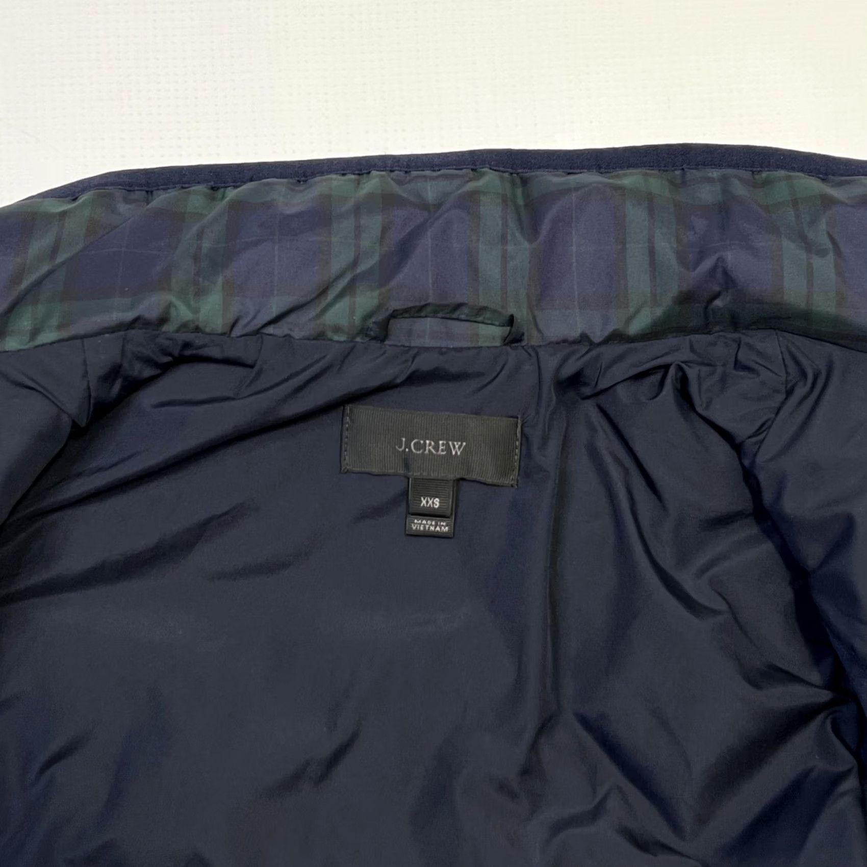J.Crew VINTAGE? J.CREW Vest Womens XXS Plaid Quilted Puffer Blackwatch Insulated Winter Jacket Size XXS / US 00 / IT 34 - 6 Thumbnail