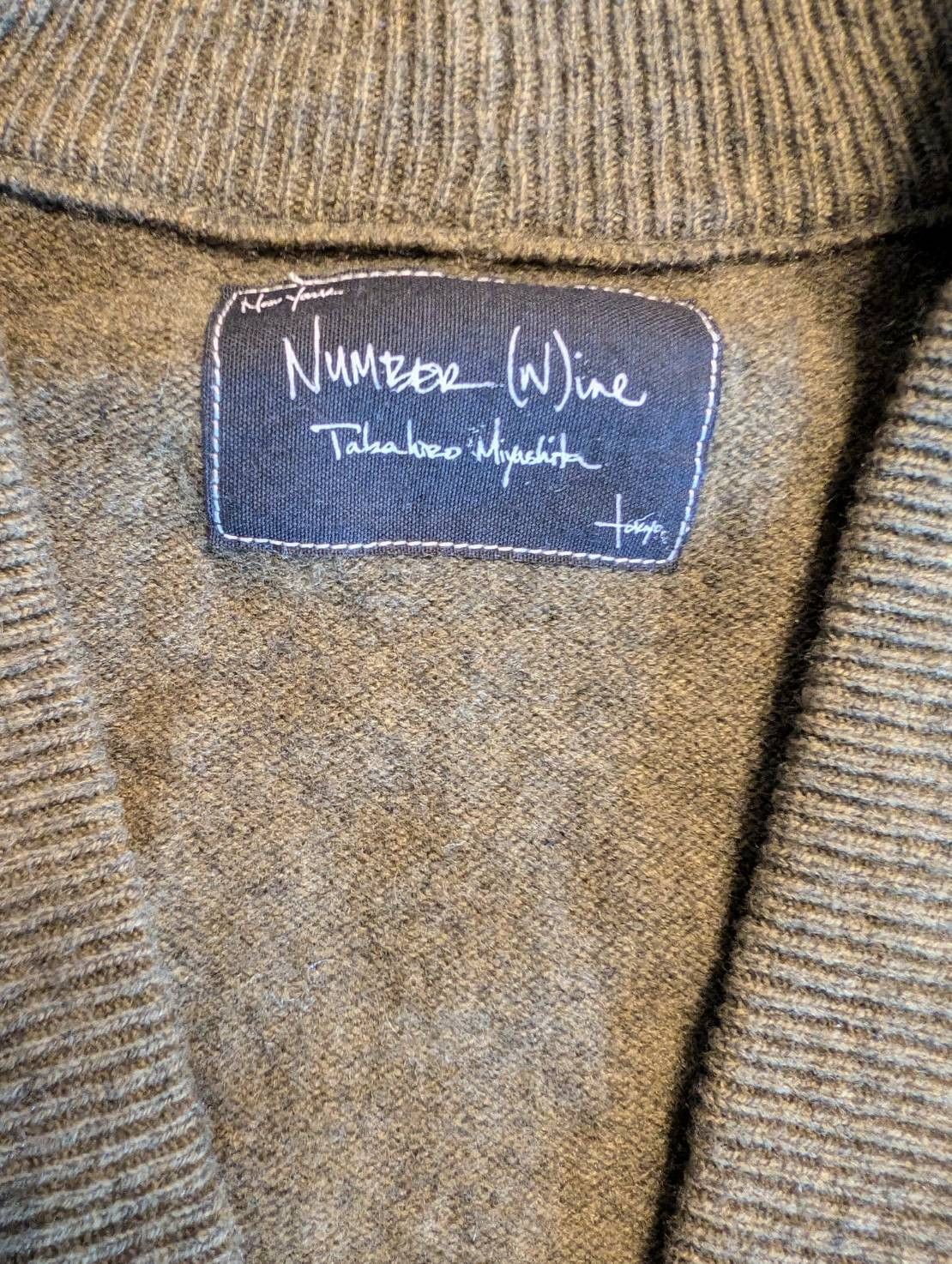 Number (N)ine NUMBER (N)INE Wool Cardigan Size US L / EU 52-54 / 3 - 3 Thumbnail