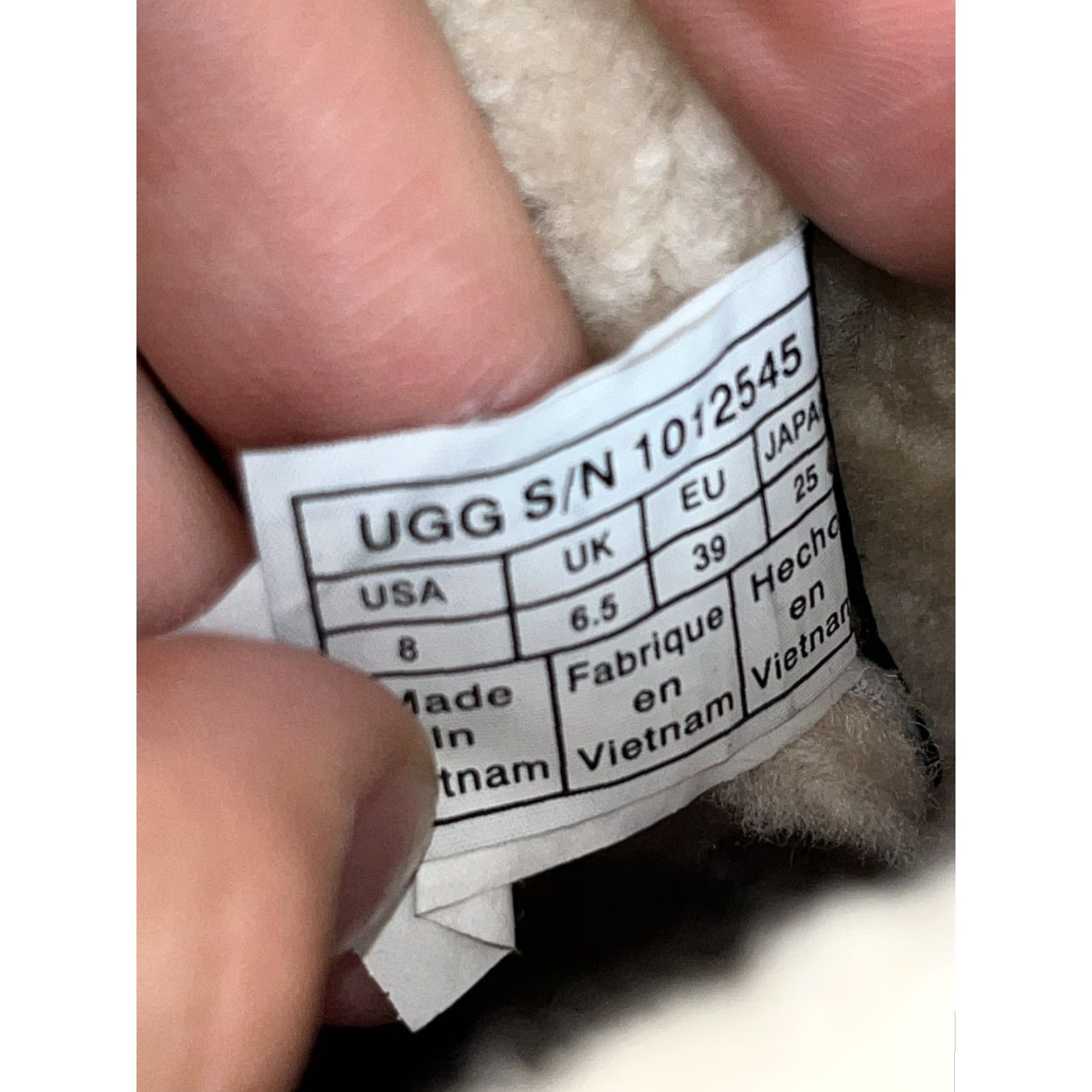 Ugg UGG Australia Luisa Womens 8 Water Resistant Leather Boots Gray 1012545 Leather Sheepskin Ankle Boot Wool Lining Size US 8 / IT 38 - 5 Thumbnail