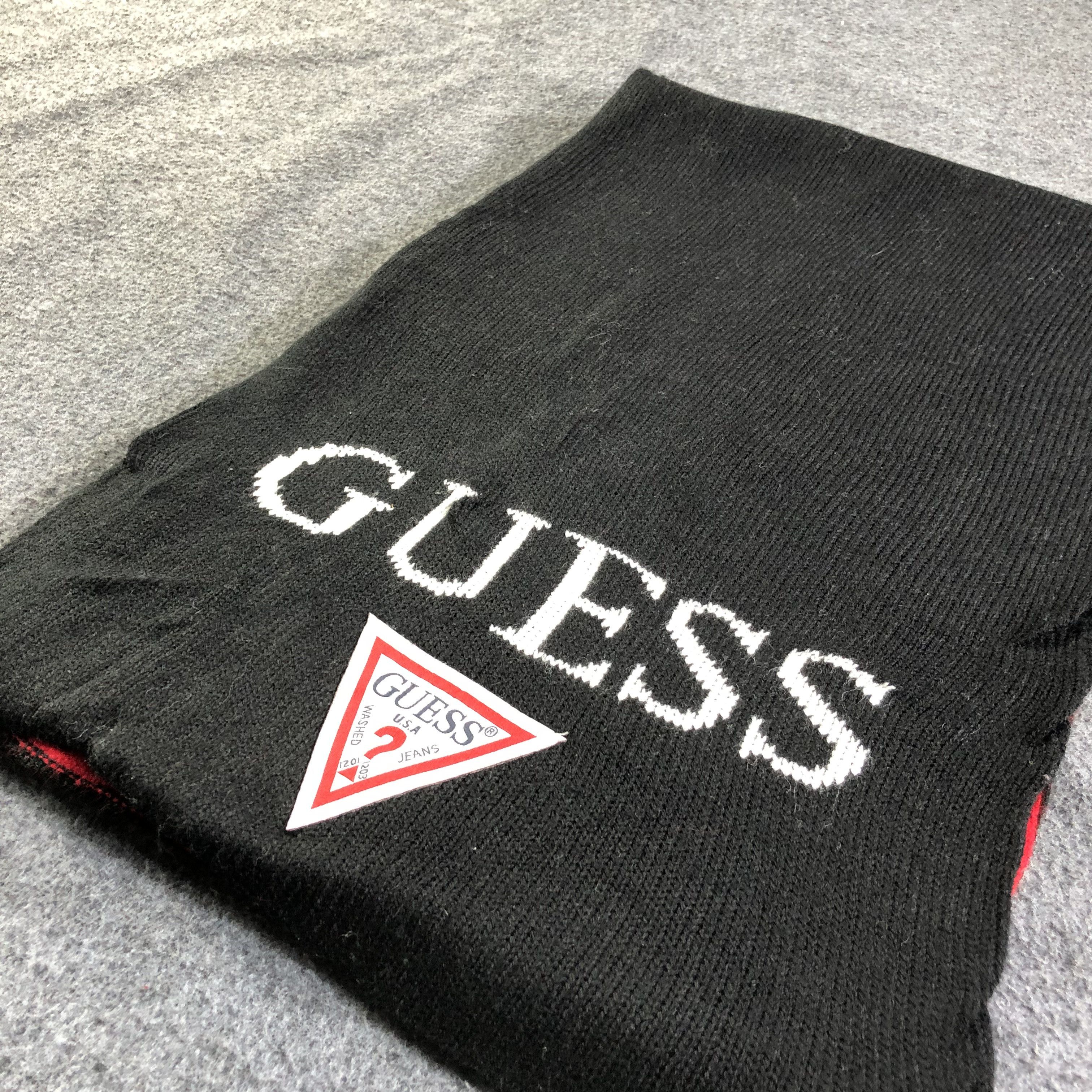 Guess Guess Big Logo Scarf Muffler V1806 Size ONE SIZE - 3 Thumbnail