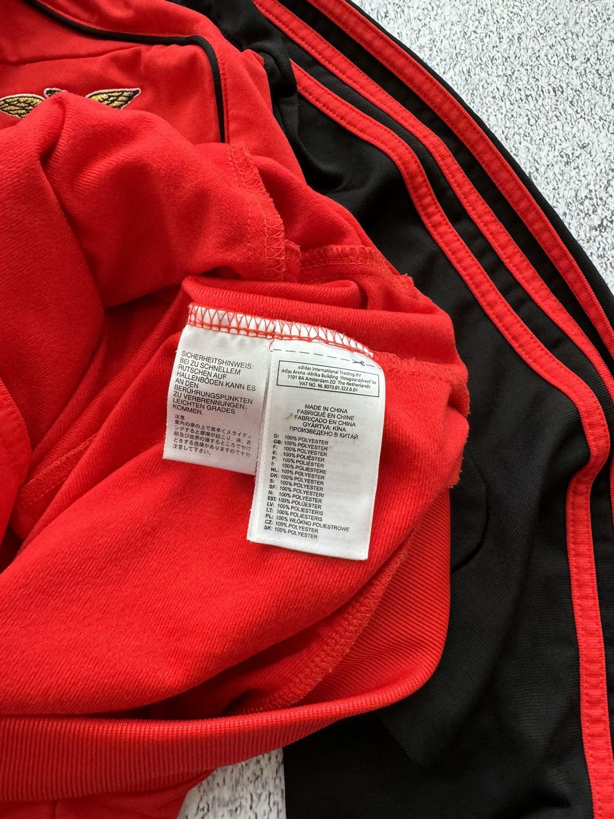 Adidas × Vintage 2009/2010 Benfica adidas Track Jacket vintage rare Size US S / EU 44-46 / 1 - 5 Thumbnail