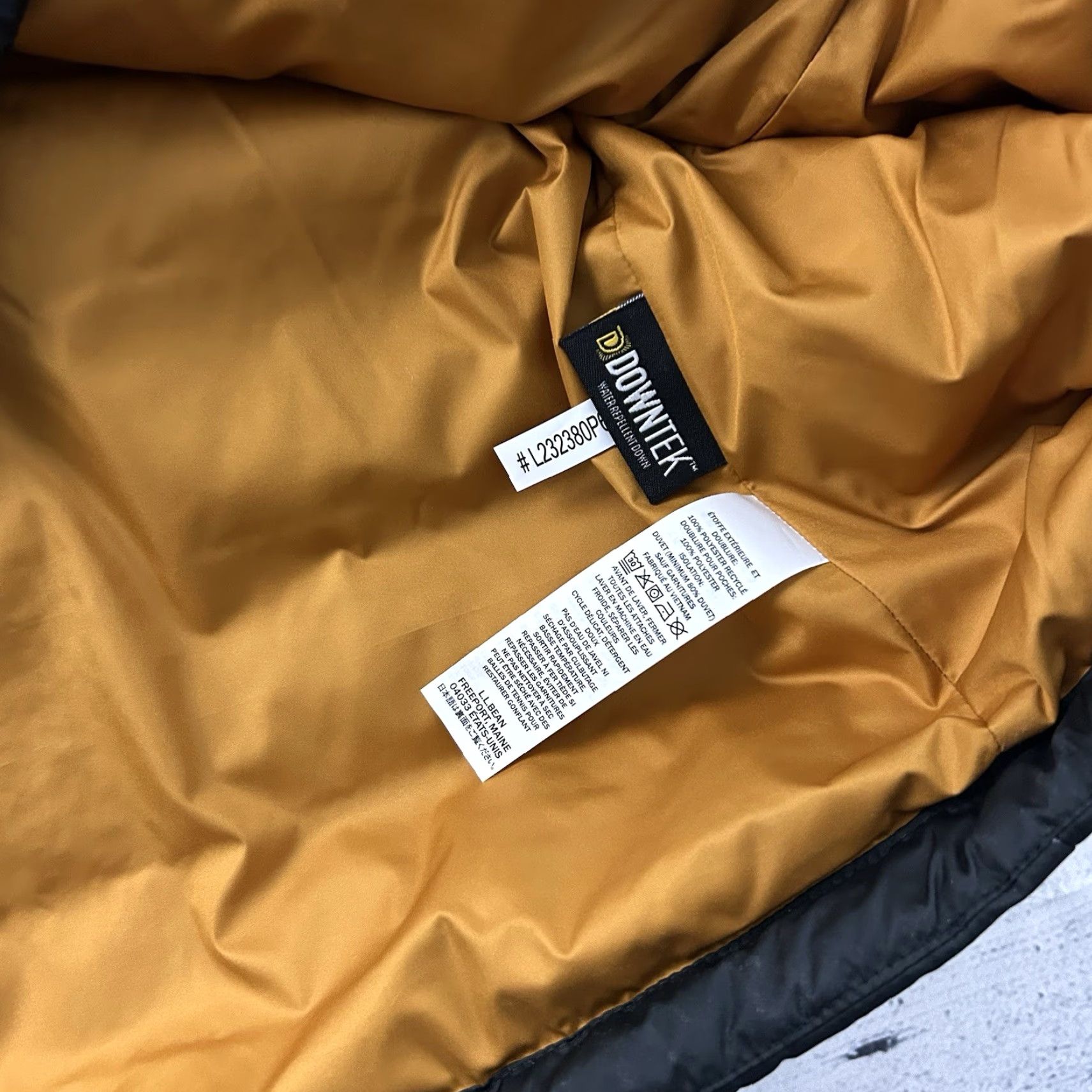 Vintage L.L. Bean Downtek 650 Down Hooded Winter Jacket Men's 3XL Black Size US XXL / EU 58 / 5 - 7 Thumbnail