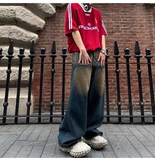 Japanese Brand Chisato x Meifa Wide Leg Jean Pant Size US 31 - 8 Thumbnail