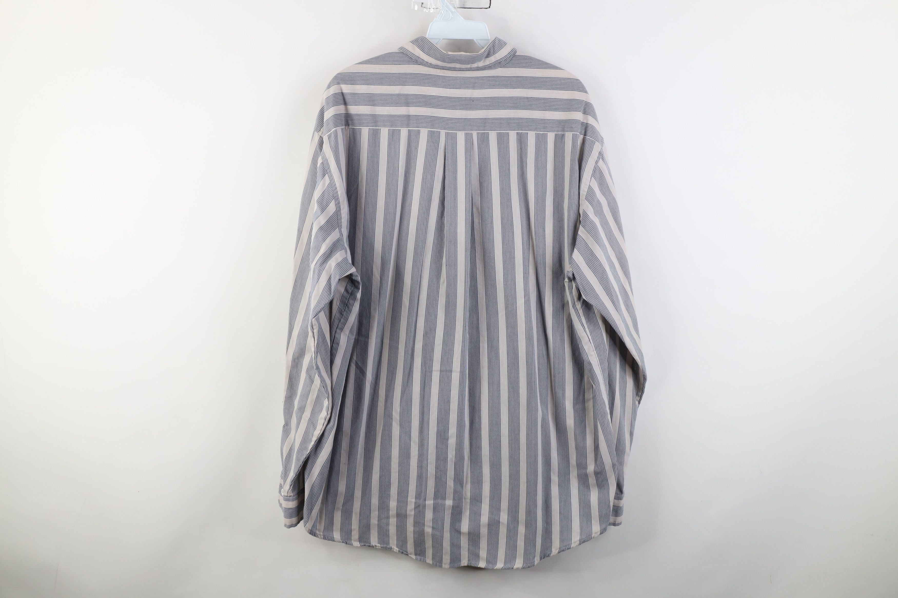 Vintage Vintage 90s Streetwear Block Collared Button Down Shirt Size US XL / EU 56 / 4 - 11 Thumbnail