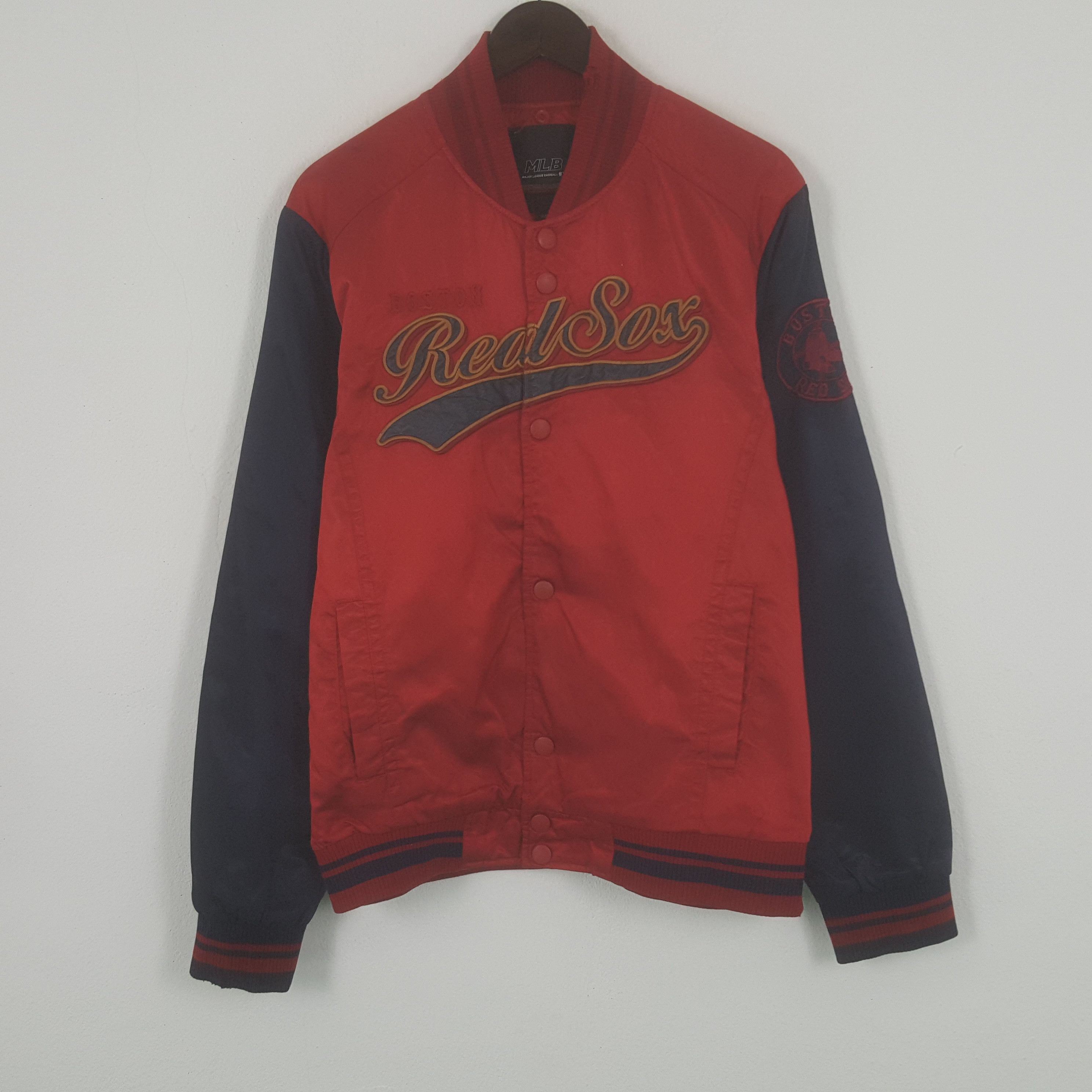 MLB × Vintage Vintage MLB Red Sox Varsity Jacket Size US L / EU 52-54 / 3 - 1 Thumbnail