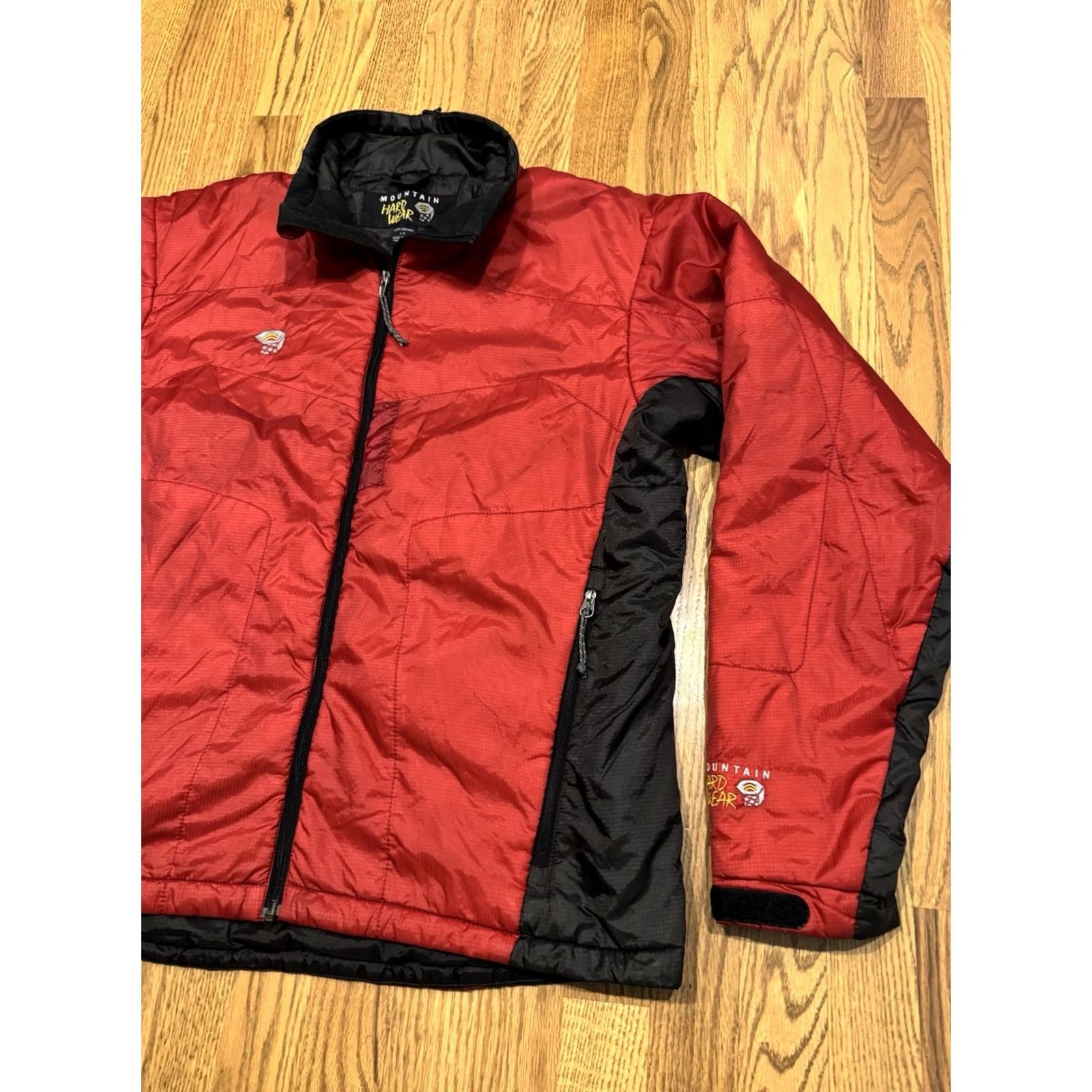 Mountain Hardwear Mountain Hardwear Primaloft Jacket Men’s L Red Full Zip Pockets Insulated Nylon Shell Size US L / EU 52-54 / 3 - 3 Thumbnail