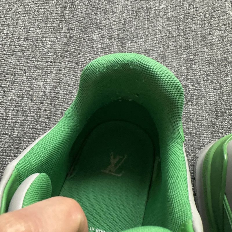 Louis Vuitton Louis Vuitton Low-Top Sneakers in Gray Green -2508 Size US 9.5 / EU 42-43 - 4 Thumbnail