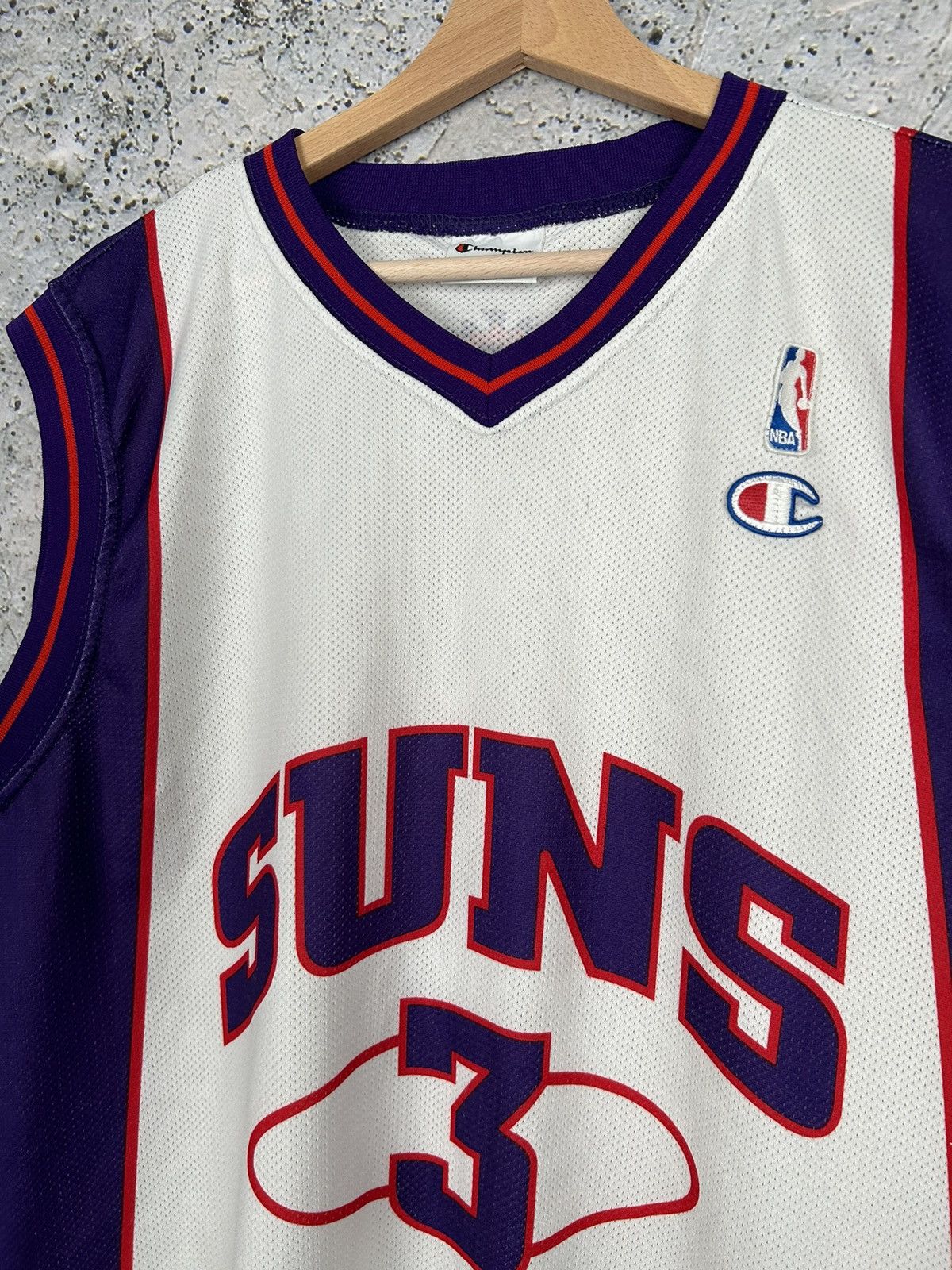 Champion Vintage Phoenix Suns #3 Boris Diaw NBA Jersey 00s Rare 90s Size US L / EU 52-54 / 3 - 4 Thumbnail