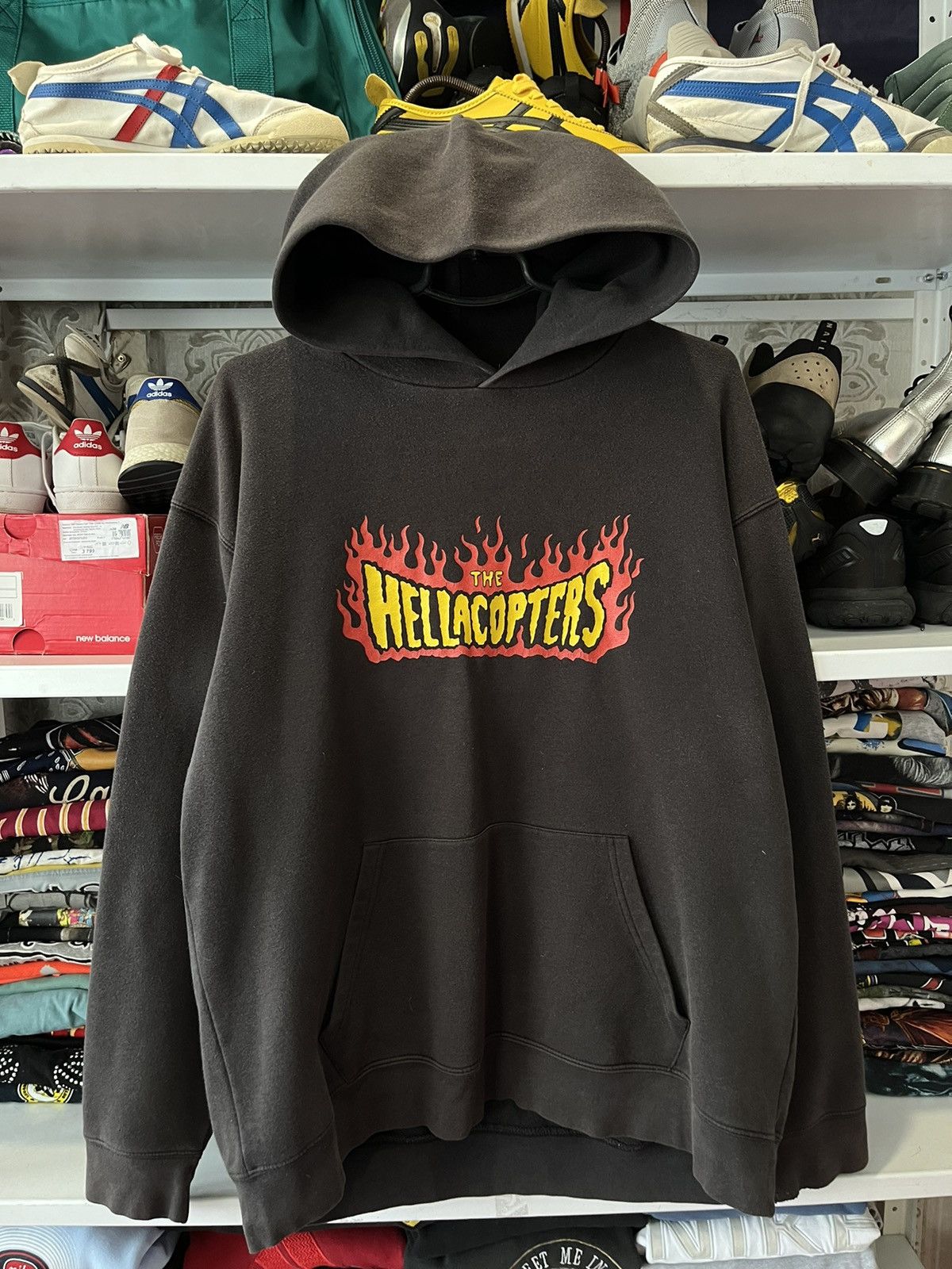 Band Tees Vintage The Hellacopters Band Logo Distressed Hoodie RareY2K Size US XL / EU 56 / 4 - 3 Thumbnail