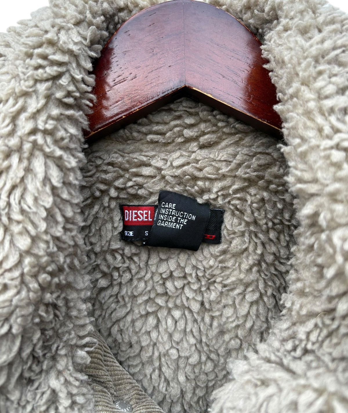 Diesel Diesel Corduroy Sherpa Lining Bombers Jacket Size US S / EU 44-46 / 1 - 4 Thumbnail
