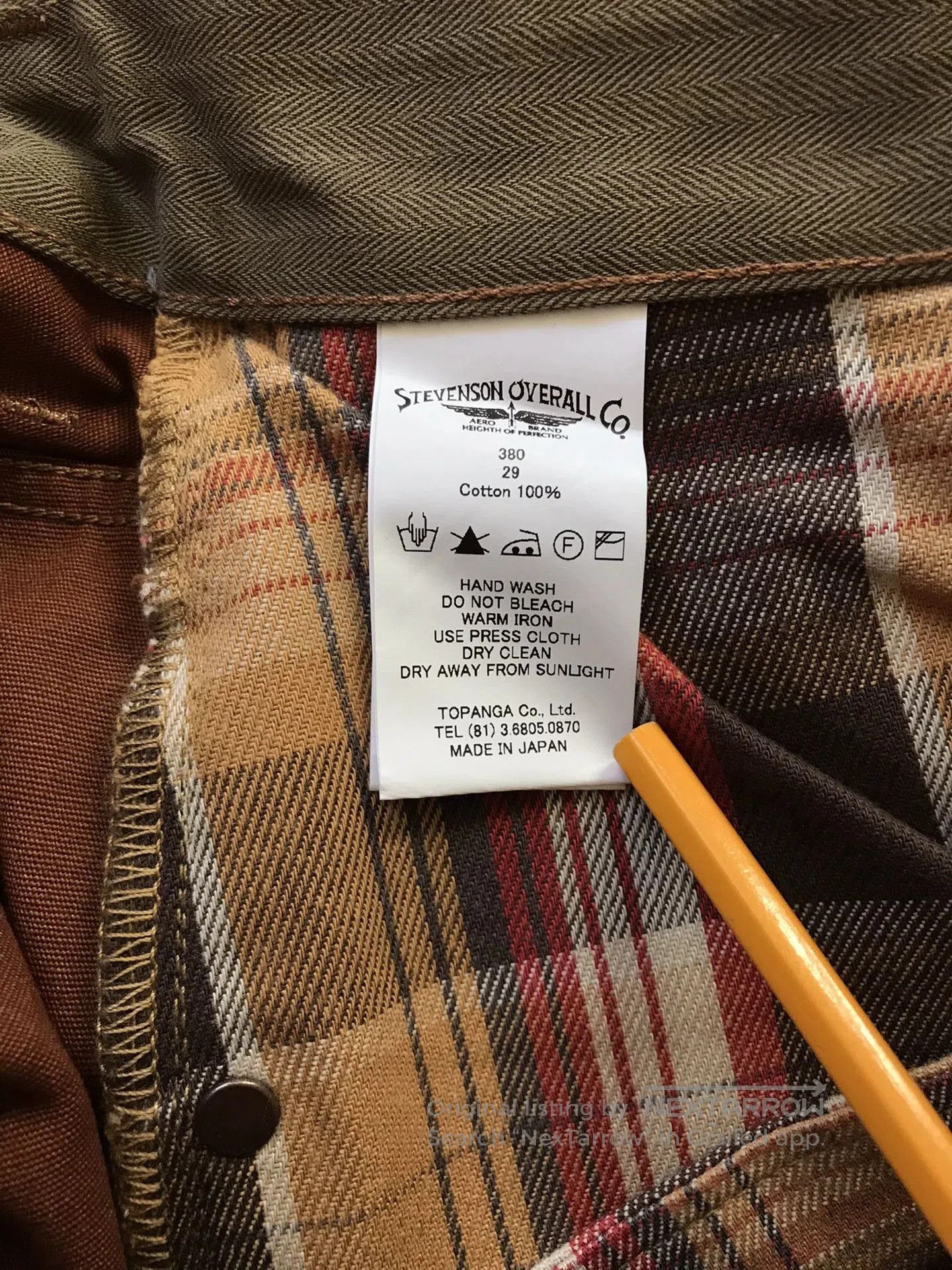 Visvim Stevenson Overall 380 Canvas Work Pants. Size US 30 / EU 46 - 9 Thumbnail
