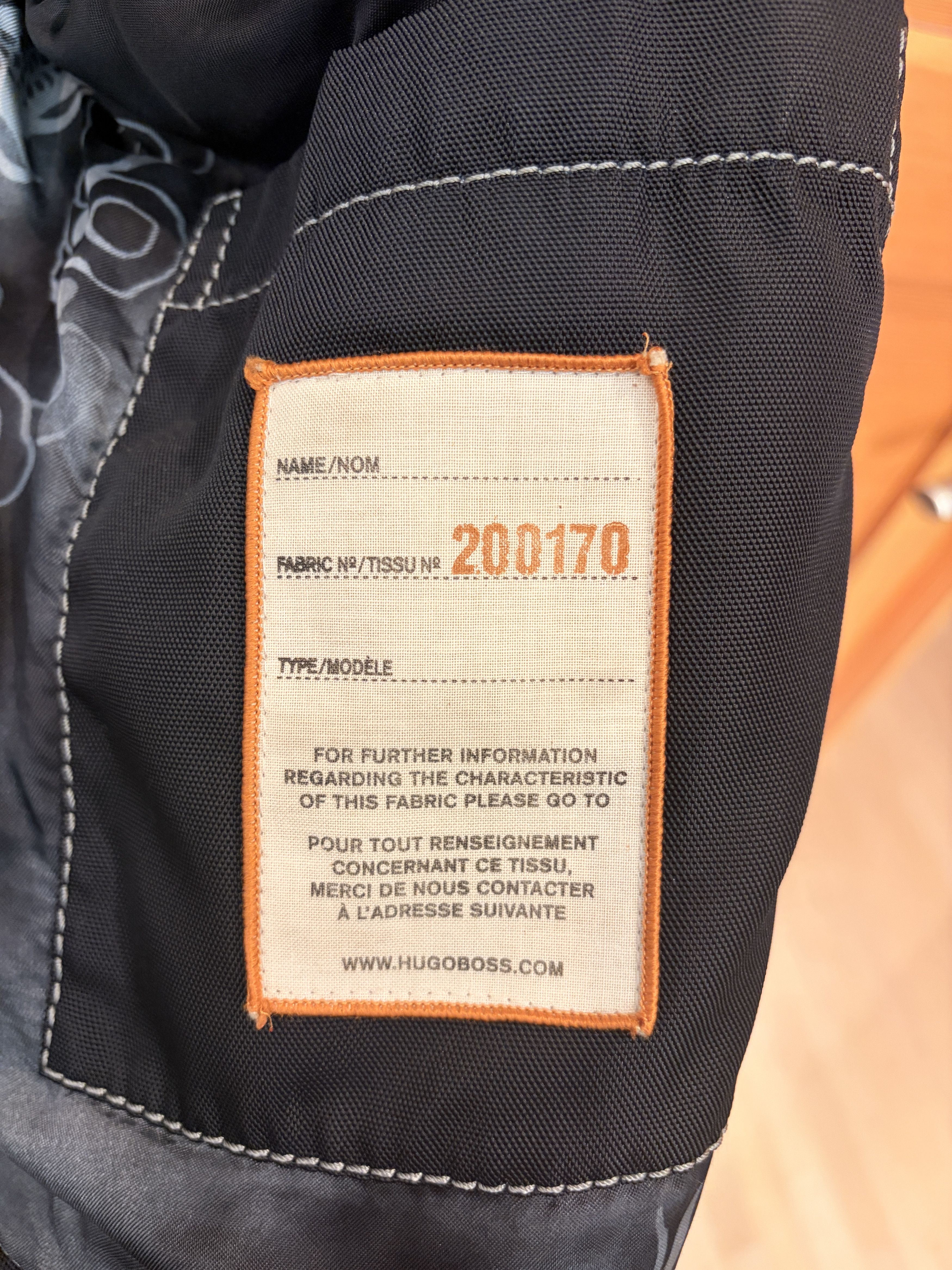Hugo Boss Motorcylce Jacket - Wool & Ballistic Nylon Size US M / EU 48-50 / 2 - 8 Thumbnail