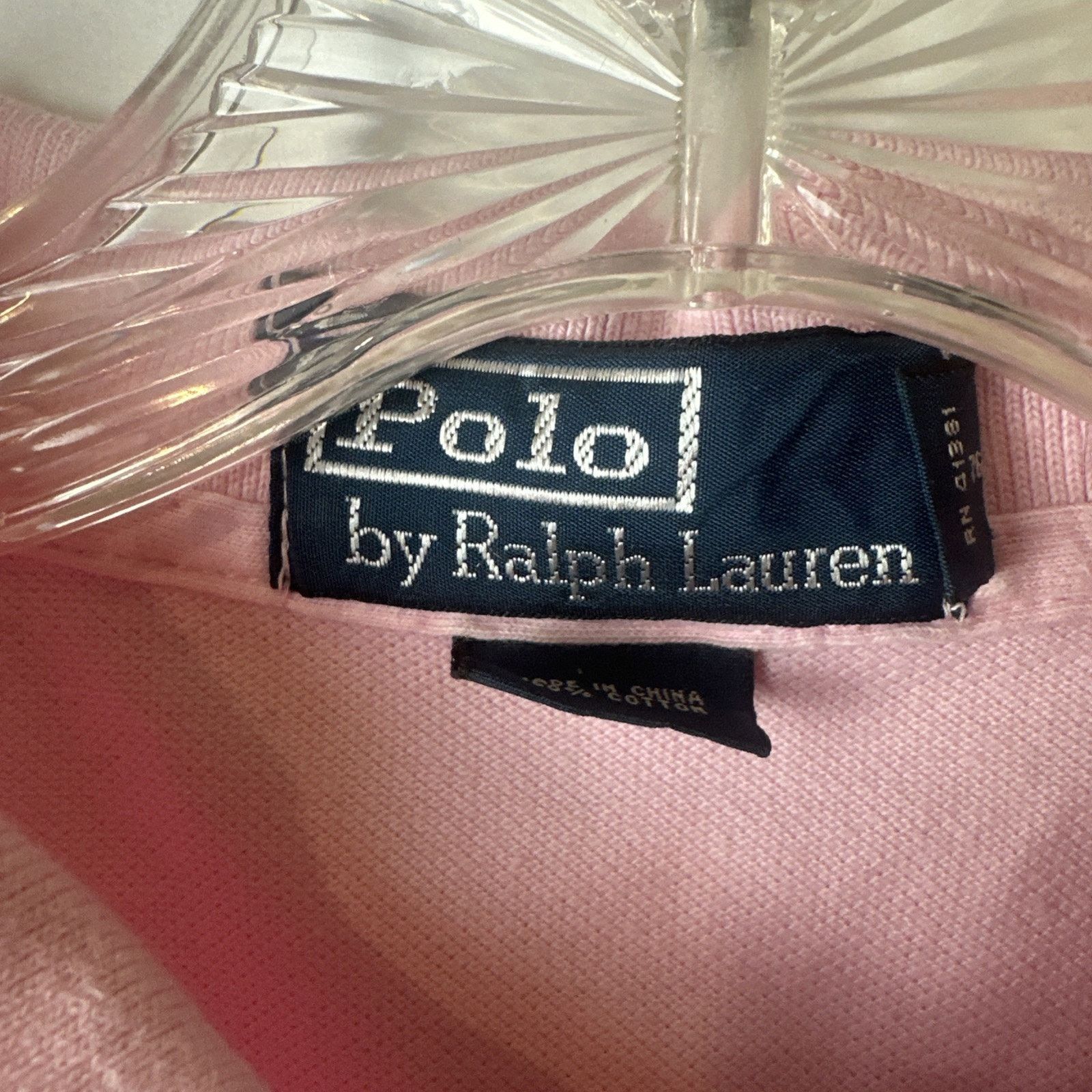 Polo Ralph Lauren Ralph Lauren Polo Shirt Mens Adult Large Pink Blue Pony Size US L / EU 52-54 / 3 - 3 Thumbnail