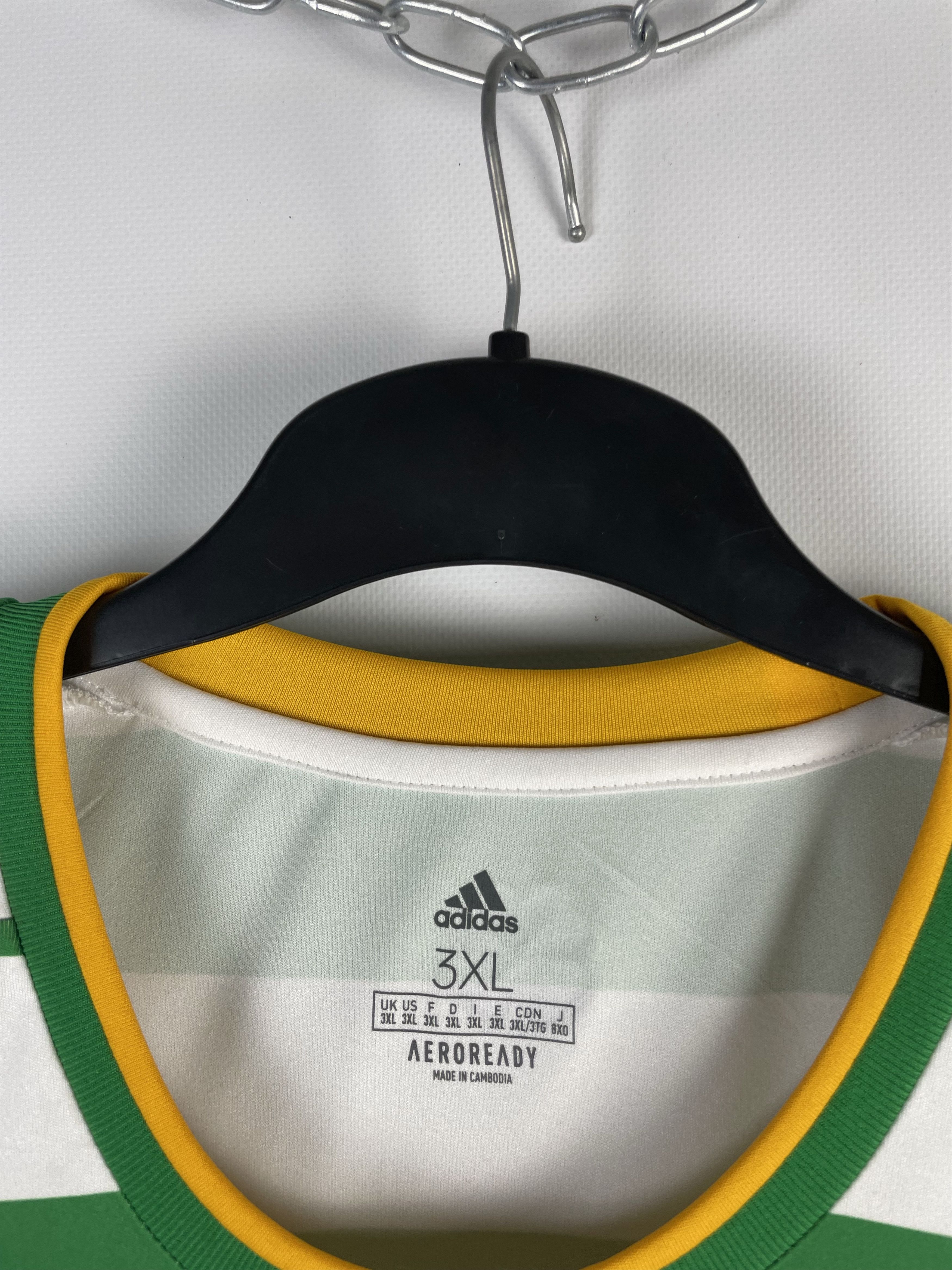 Adidas 2020-21 Celtic Glasgow Home Scotland Dafabet Football Shirt Size US XXL / EU 58 / 5 - 5 Thumbnail