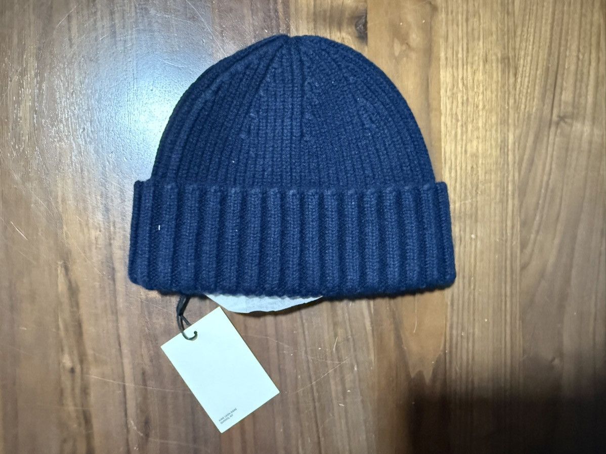 Aime Leon Dore Aime Leon Dore ALD Cashmere Beanie Navy Blazer Knit Hat Size ONE SIZE - 2 Thumbnail