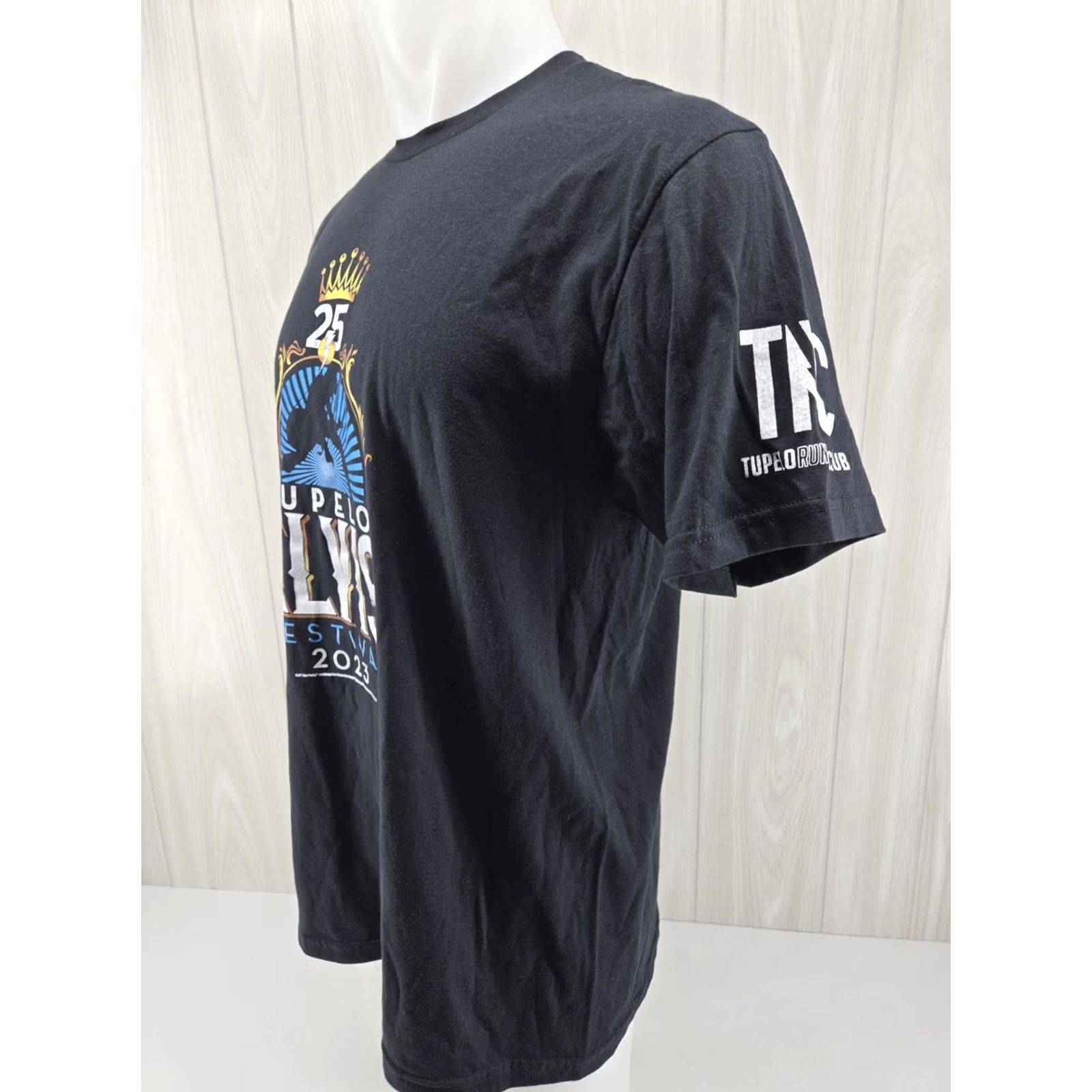 Vintage VINTAGE Tupelo Mississippi Elvis Presley Festival 2023 T-Shirt Large Size US L / EU 52-54 / 3 - 4 Thumbnail