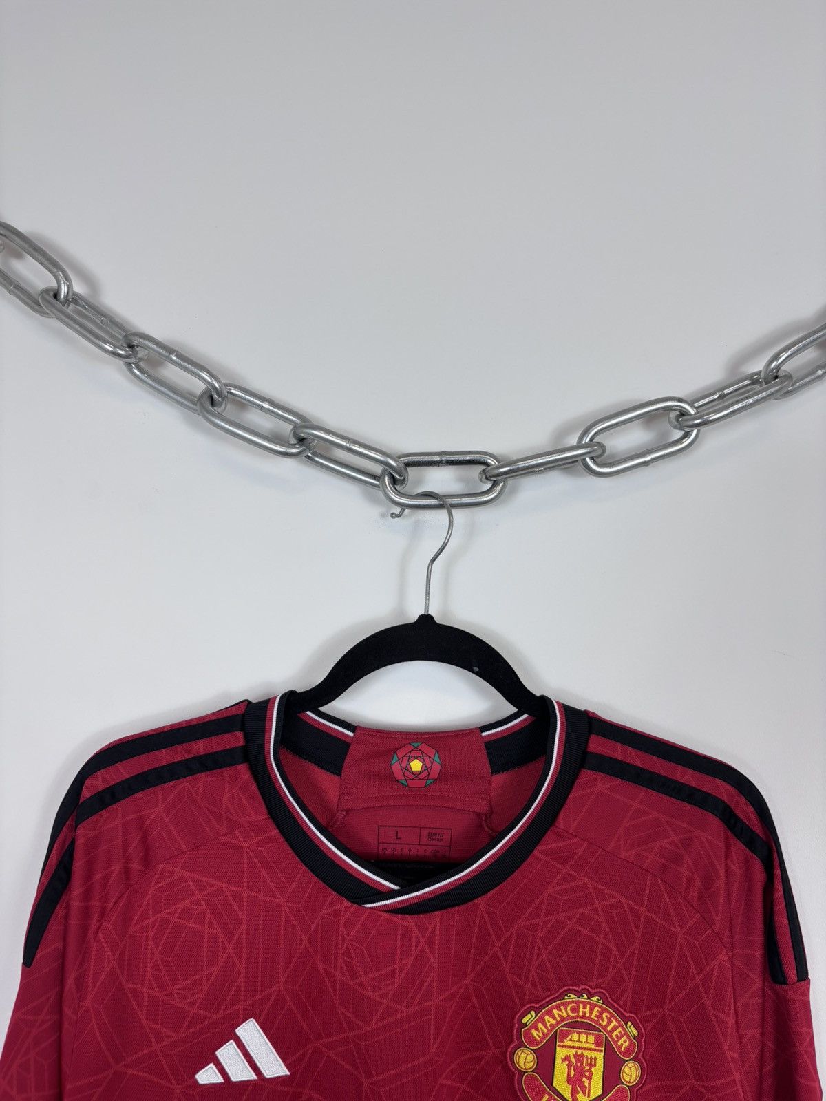 Adidas Adidas Manchester United 2023/24 Garnacho Long Sleeve Jersey Size US L / EU 52-54 / 3 - 11 Thumbnail